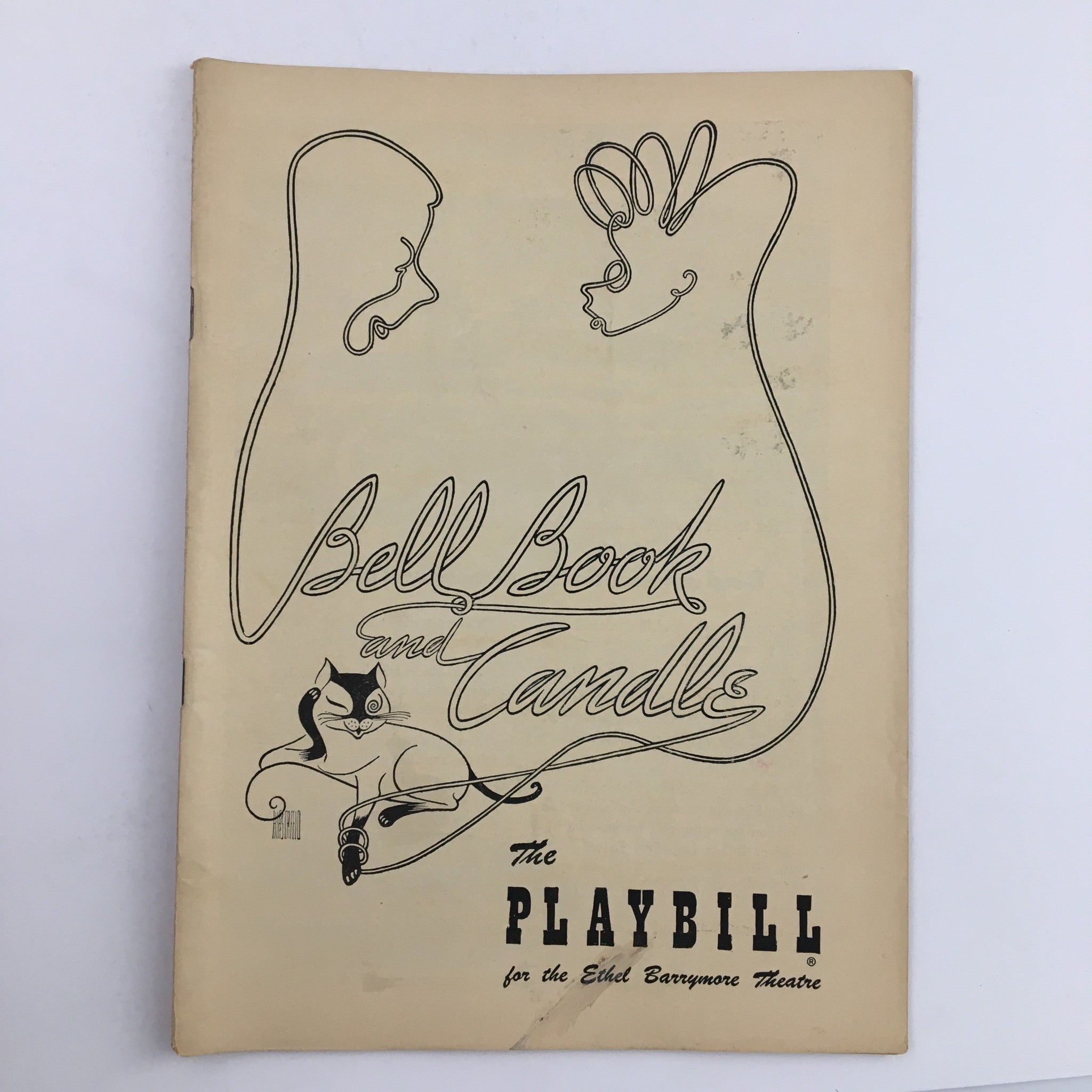 1950 Playbill Ethel Barrymore Theatre Lili Palmer Present Bell, Book and Candle