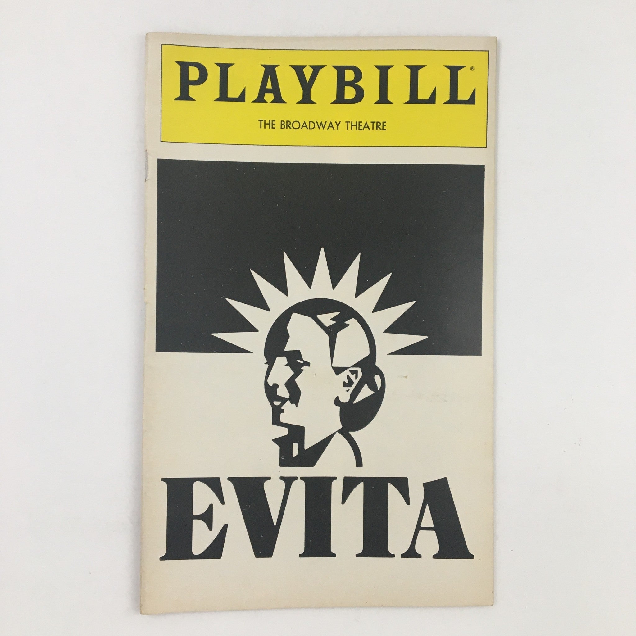 1979 Playbill Broadway Theatre Robert Stigwood Present Evita by Harold Prince