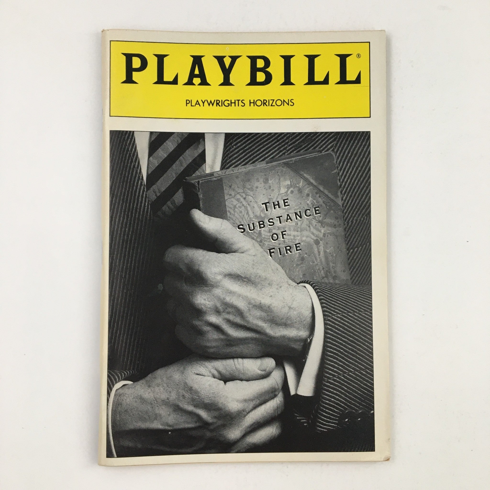 1991 Playbill Playwrights Horizons Presents The Substance of Fire by Jon R Baitz