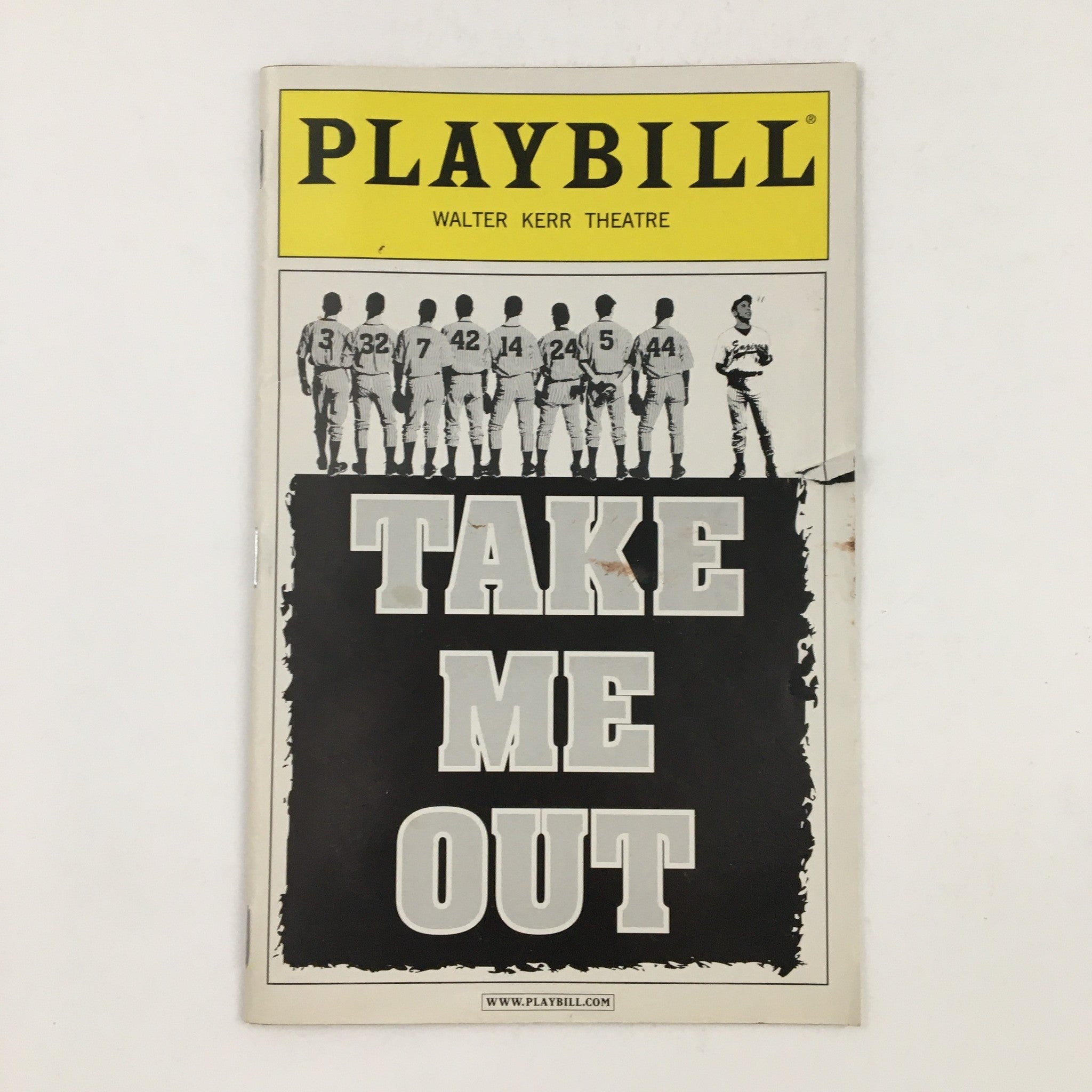 2003 Playbill Walter Kerr Theatre Present Take Me Out by Richard Greenberg