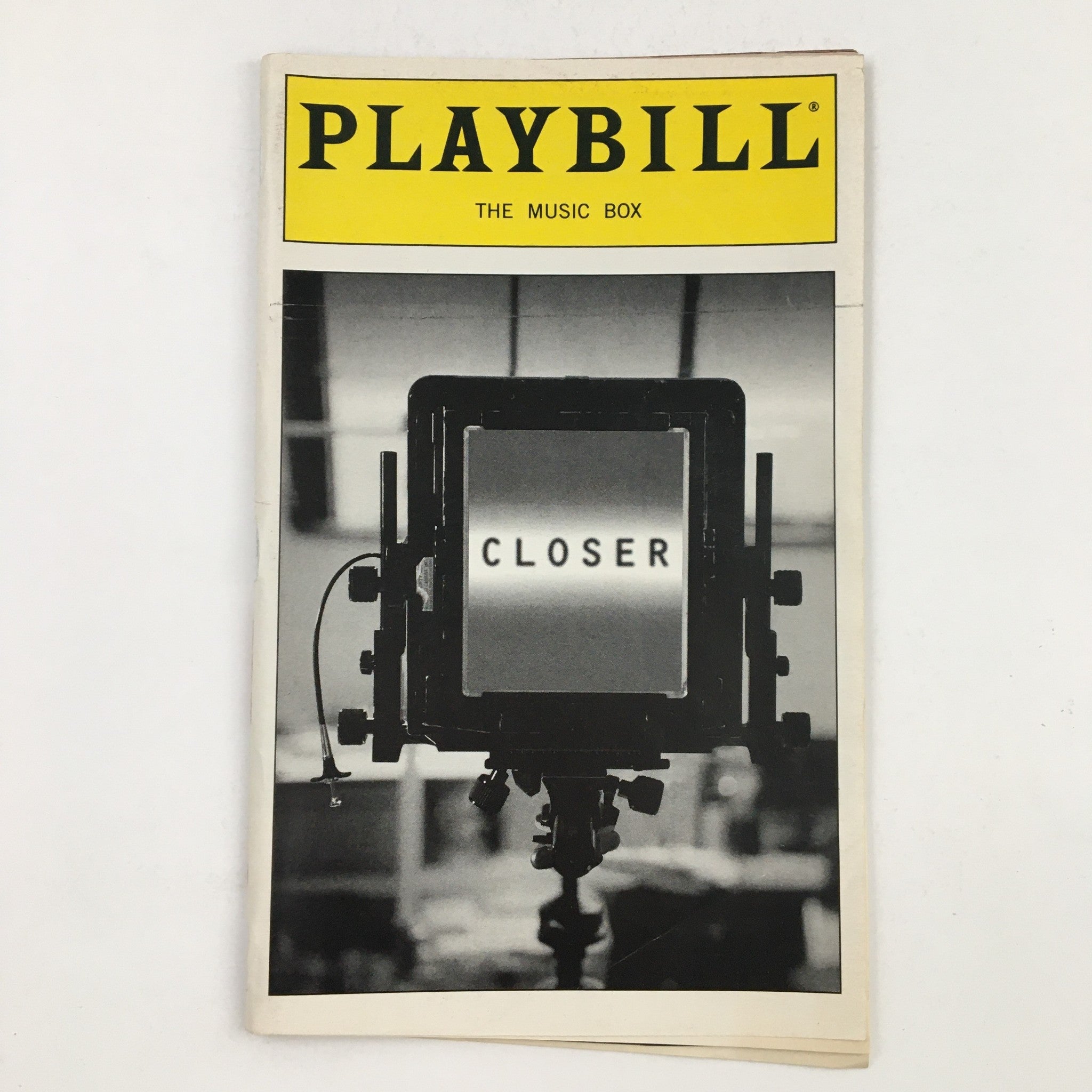 1999 Playbill The Music Box Present Natasha Richardson in Closer by P. Marber