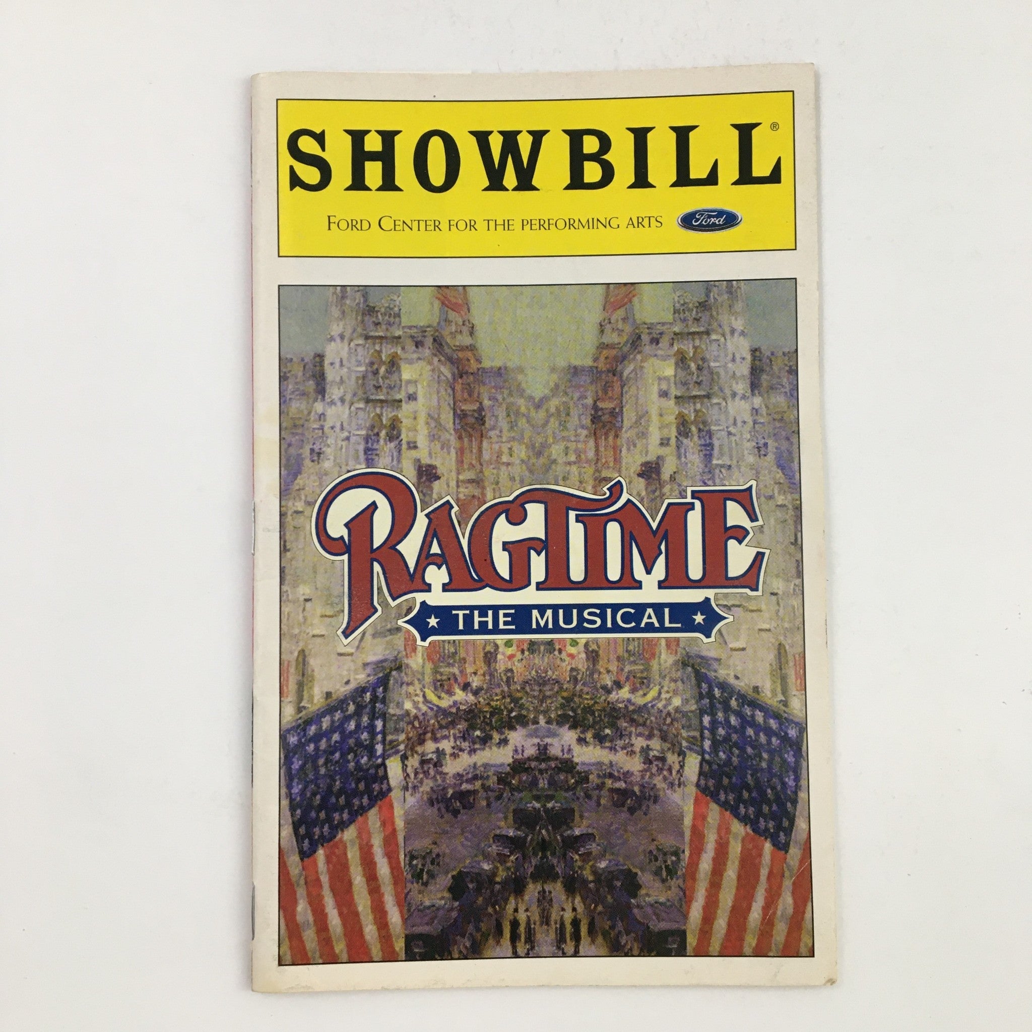 1999 Showbill Ford Center for the Performing Arts Present Ragtime The Musical