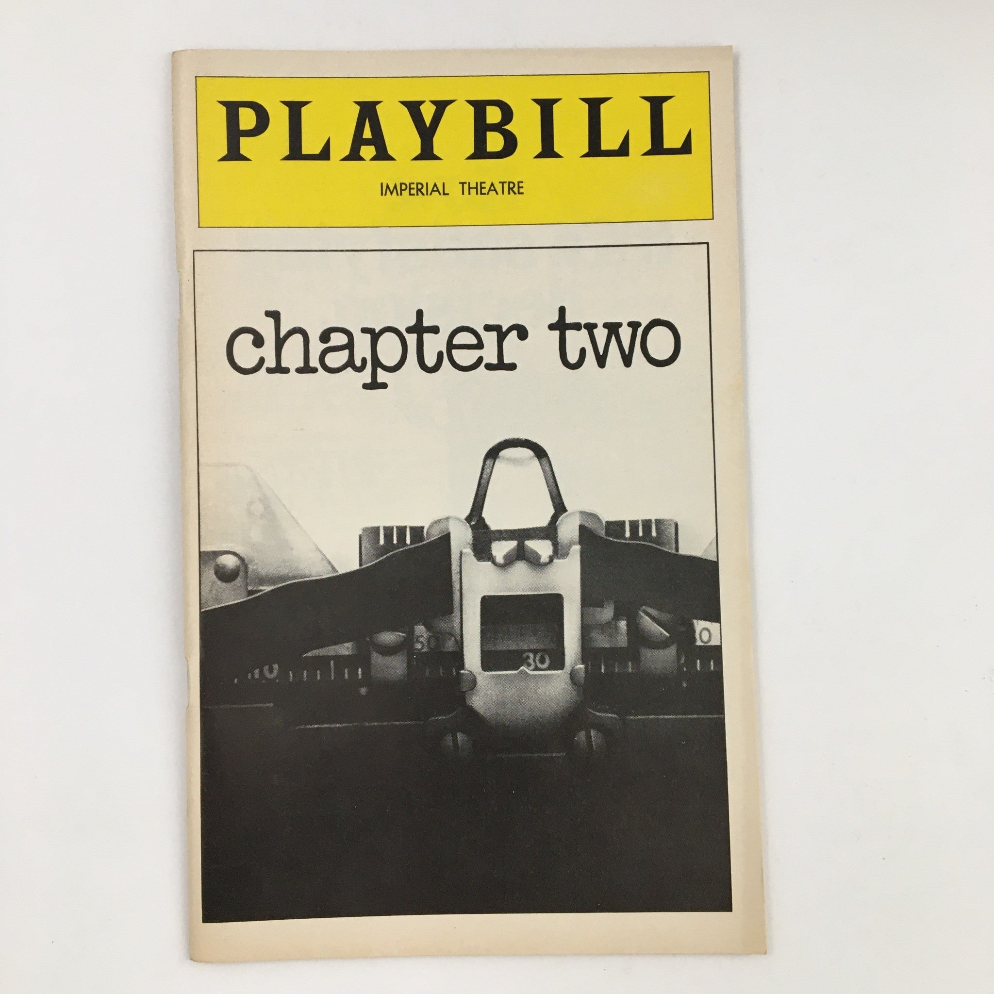 1978 Playbill Imperial Theatre Presents Judd Hirsch in Neil Simon's Chapter Two