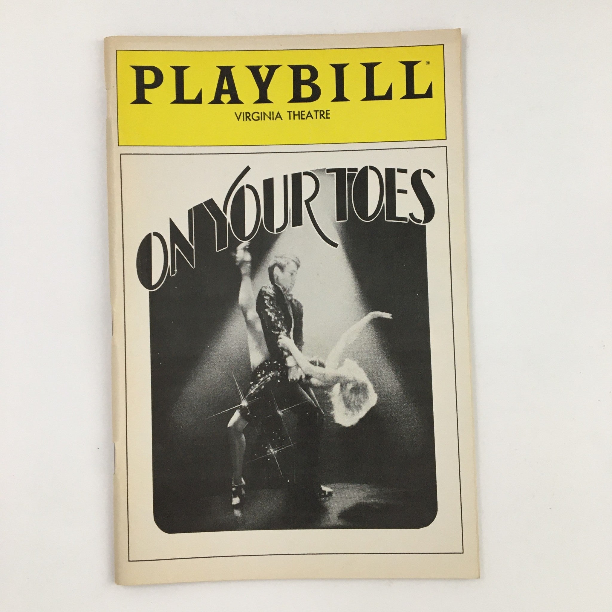 1983 Playbill Virginia Theatre Present Natalia Marakova in On Your Toes