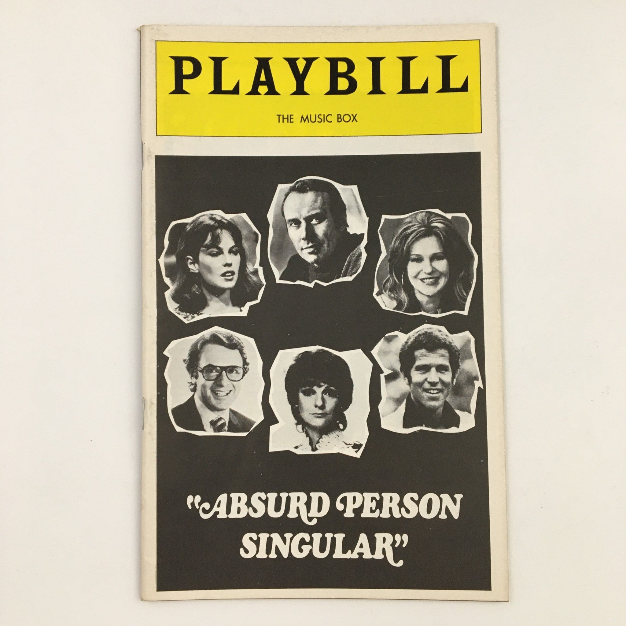 1974 Playbill The Music Box Present Richard Kiley in Absurd Person Singular VG