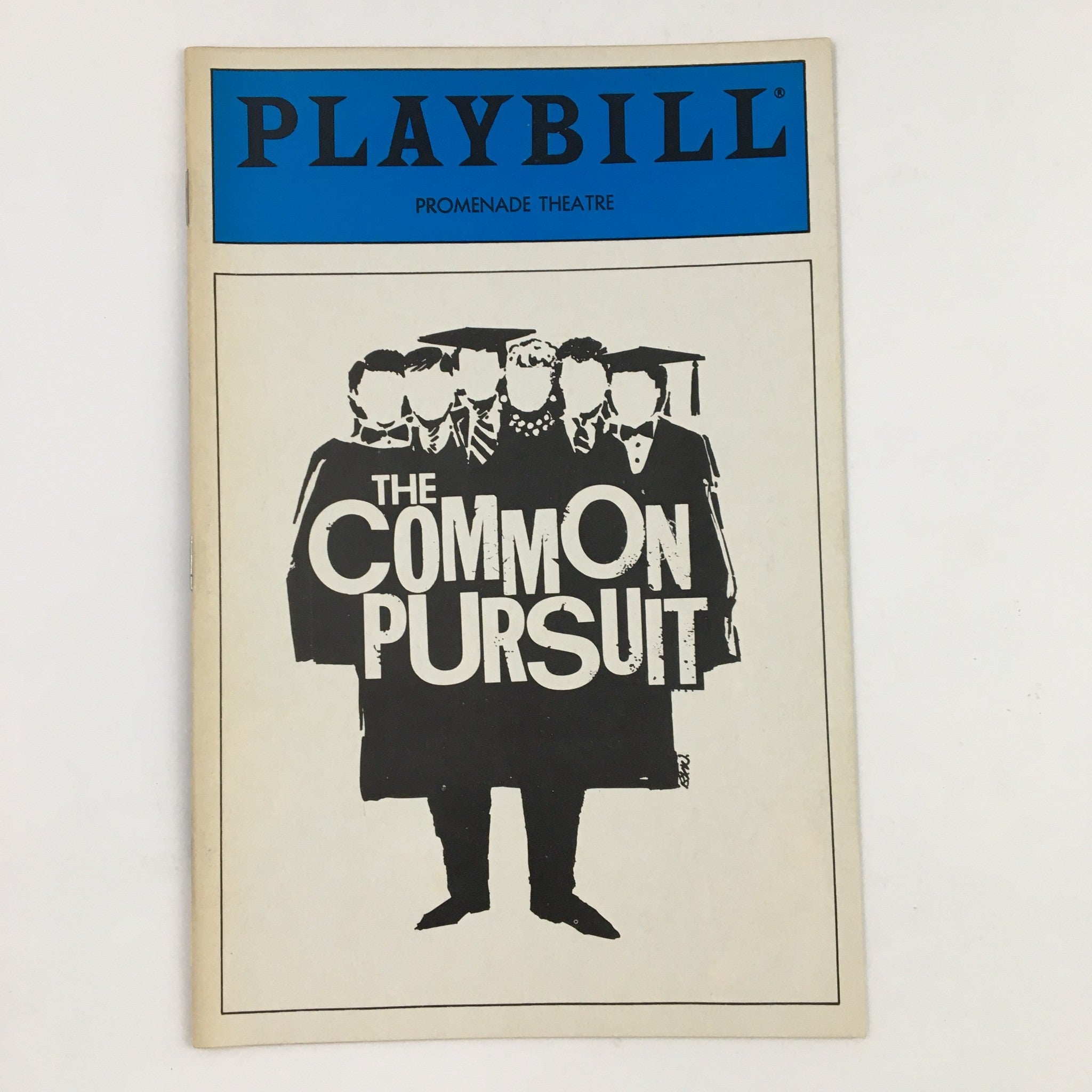 1986 Playbill Promenade Theatre Presents The Common Pursuit by Simon Gray VG