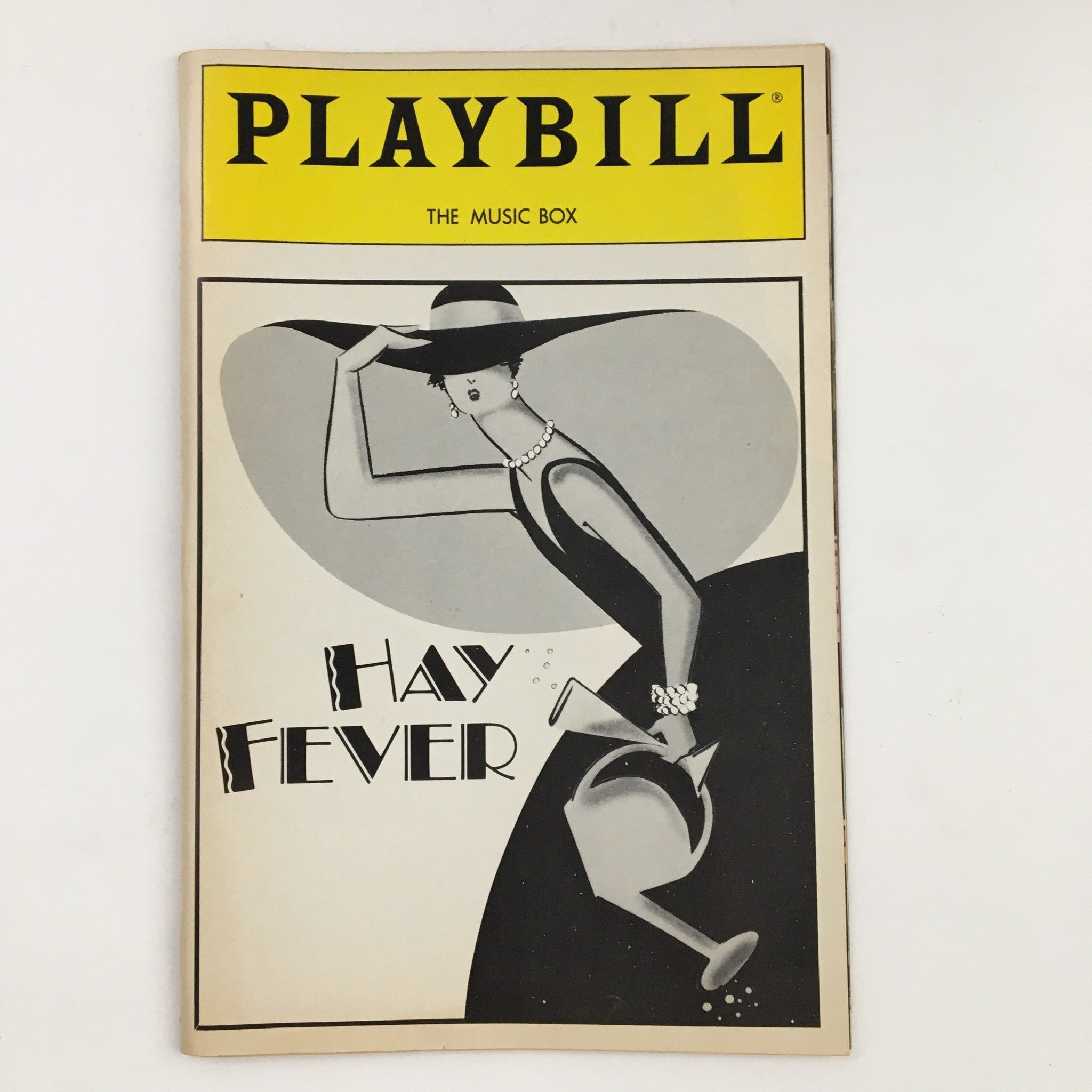 1986 Playbill The Music Box Present Rosemary Harris in Noel Coward's Hay Fever