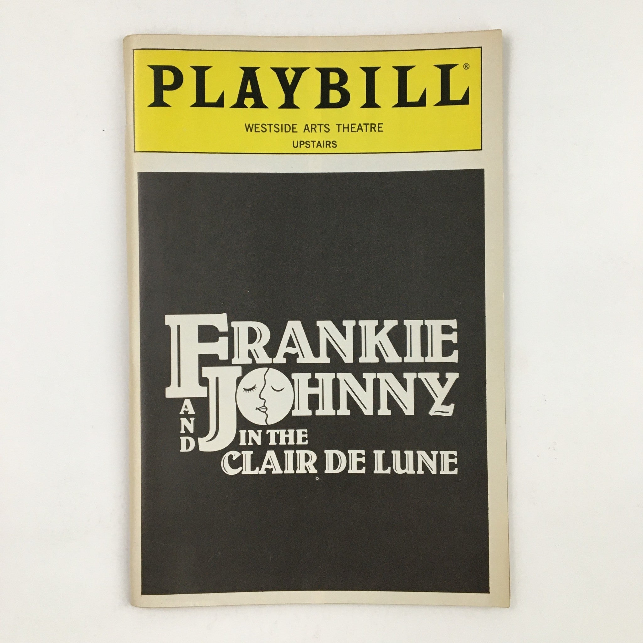 1987 Playbill Westside Art Theatre Present Frankie & Johnny In The Clair De Lune