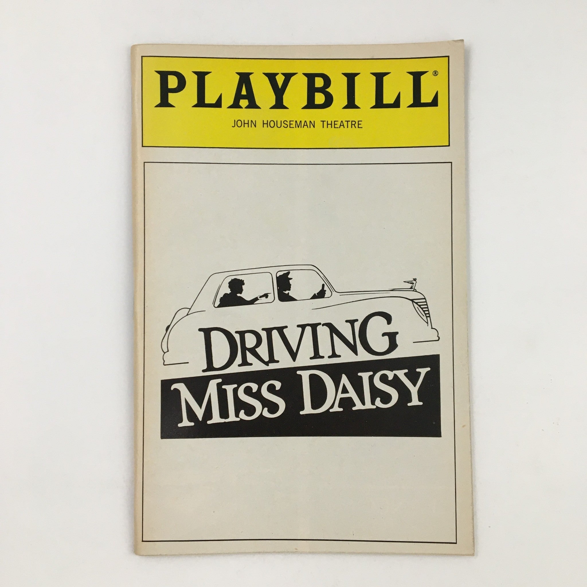 1988 Playbill John Houseman Theatre Present Morgan Freeman in Driving Miss Daisy