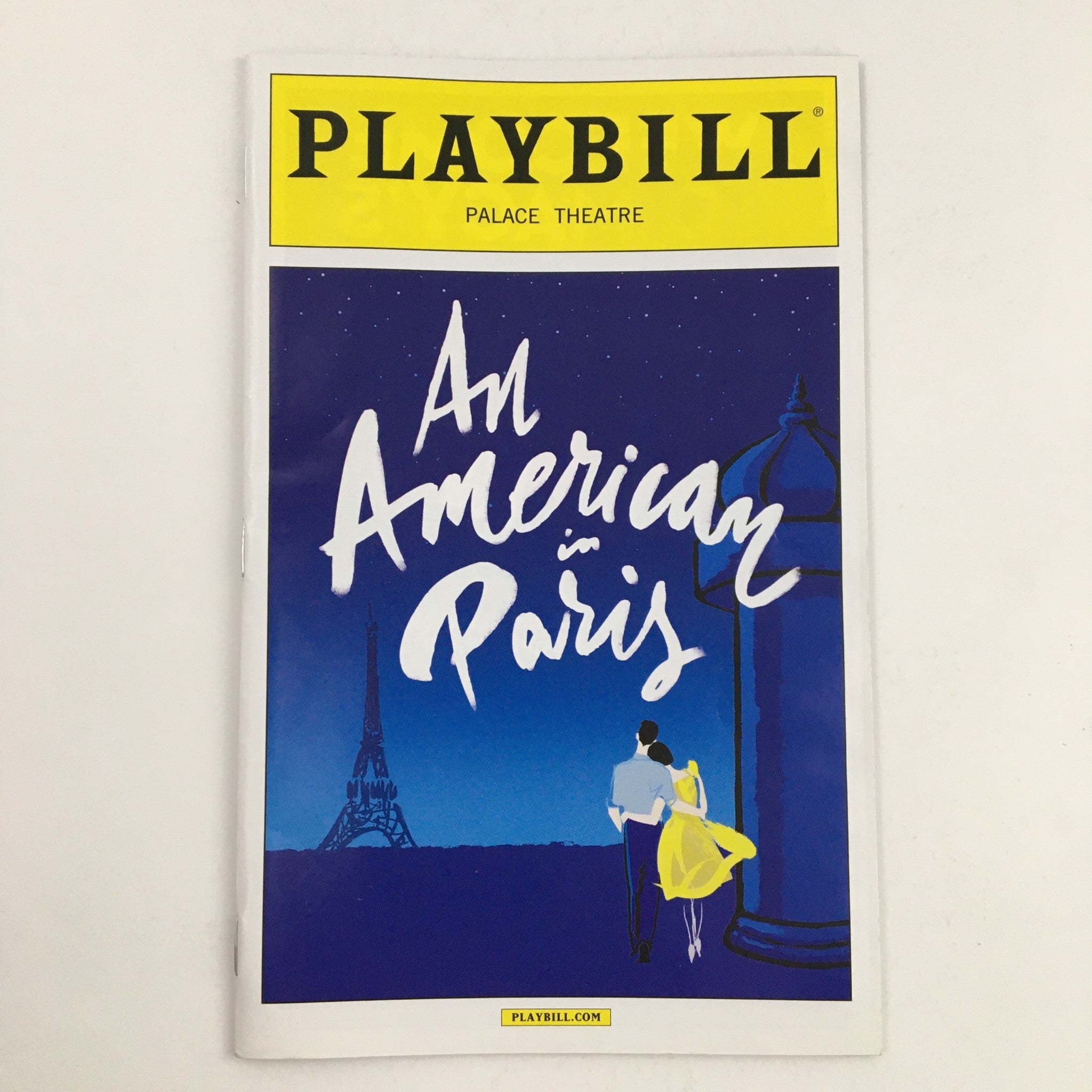 2015 Playbill Palace Theatre Present An American Paris Musical by Craig Lucas VG