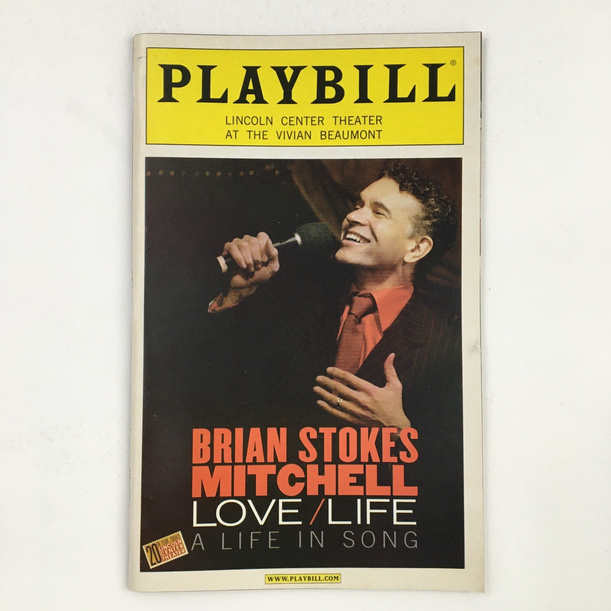 2005 Playbill Lincoln Center Theatre Present Brian Stokes Mitchell Love/Life VG