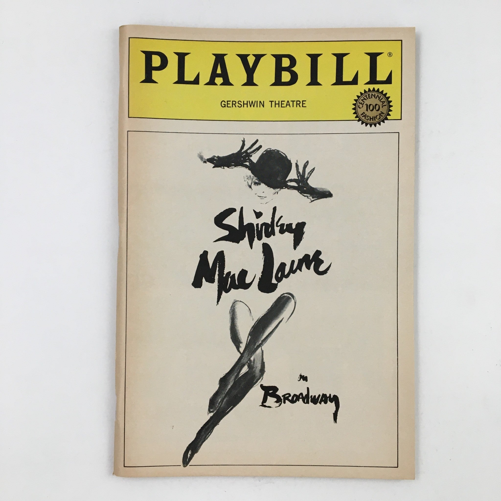 1984 Playbill Gershwin Theatre Present Shirley MacLaine on Broadway VG