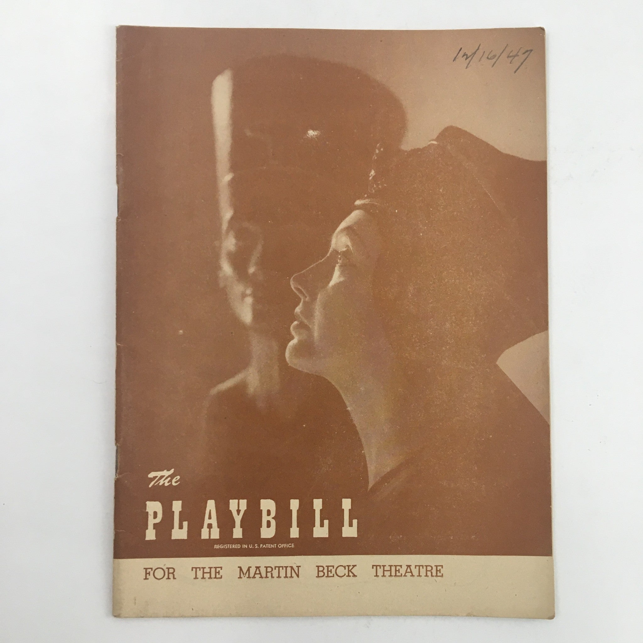 1947 Playbill Martin Beck Theatre Present Anthony & Cleopatra by W. Shakespeare