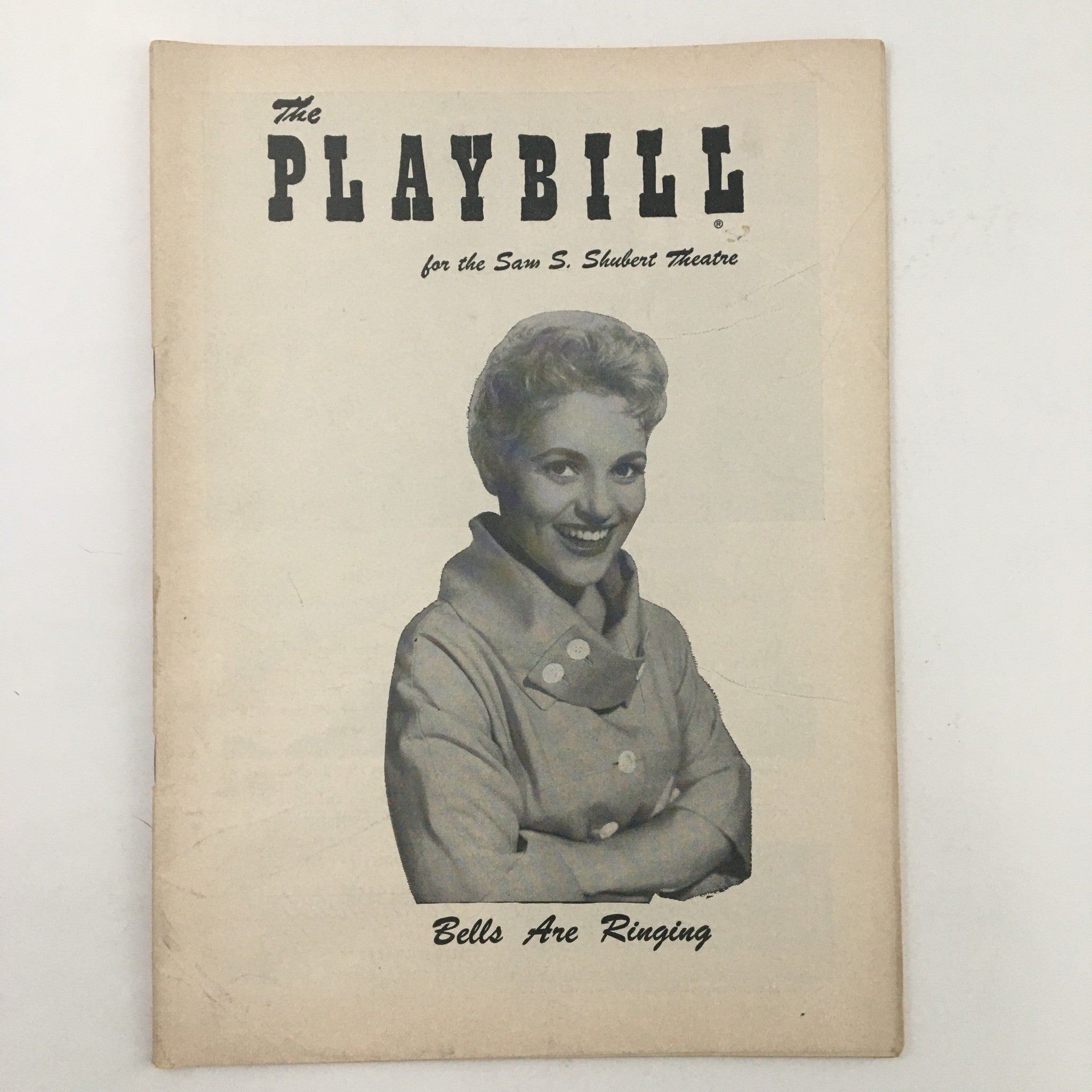 1957 Playbill Sam S. Shubert Theatre Present Judy Holliday in Bells Are Ringing