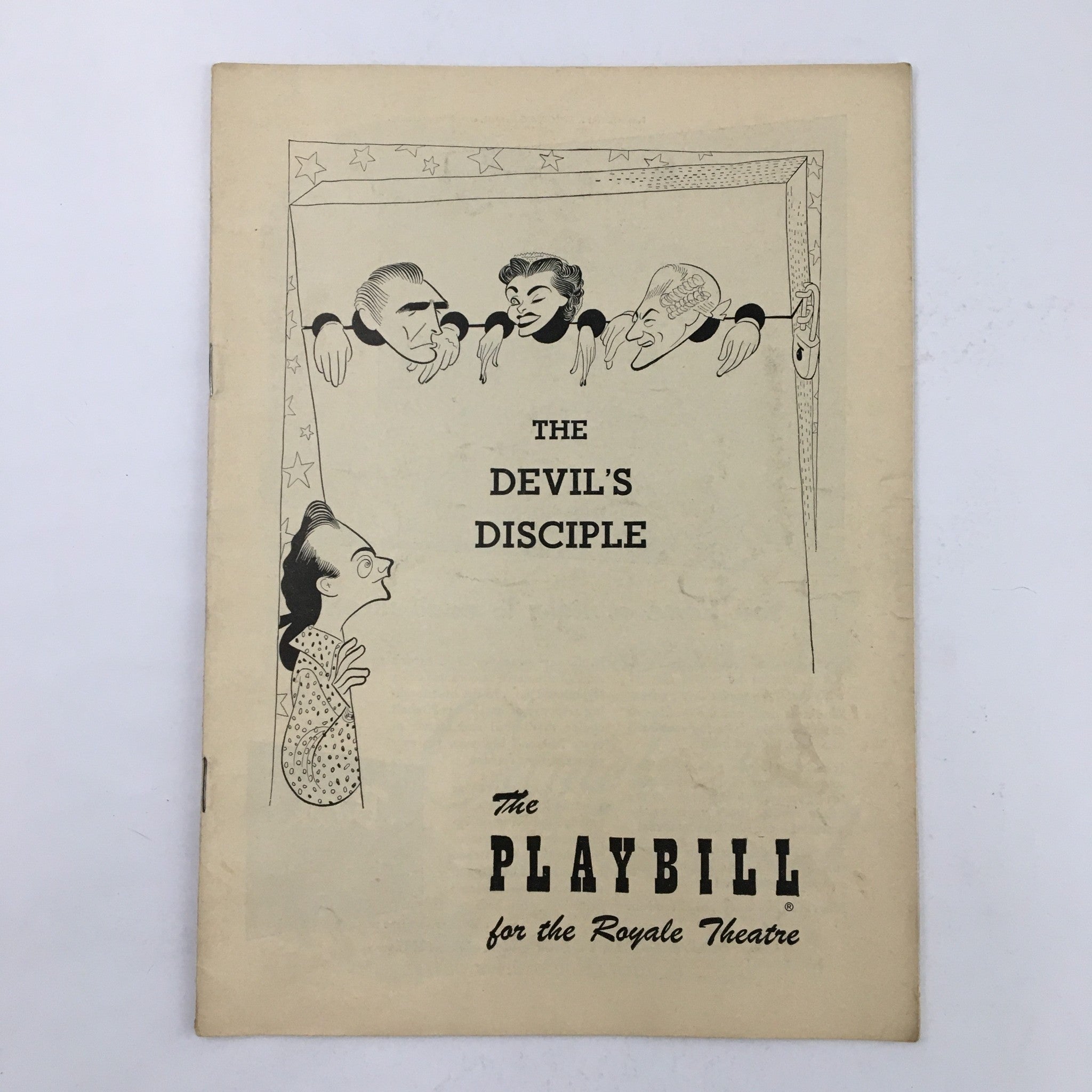 1950 Playbill Royale Theatre Present Maurice Evans in The Devil's Disciple