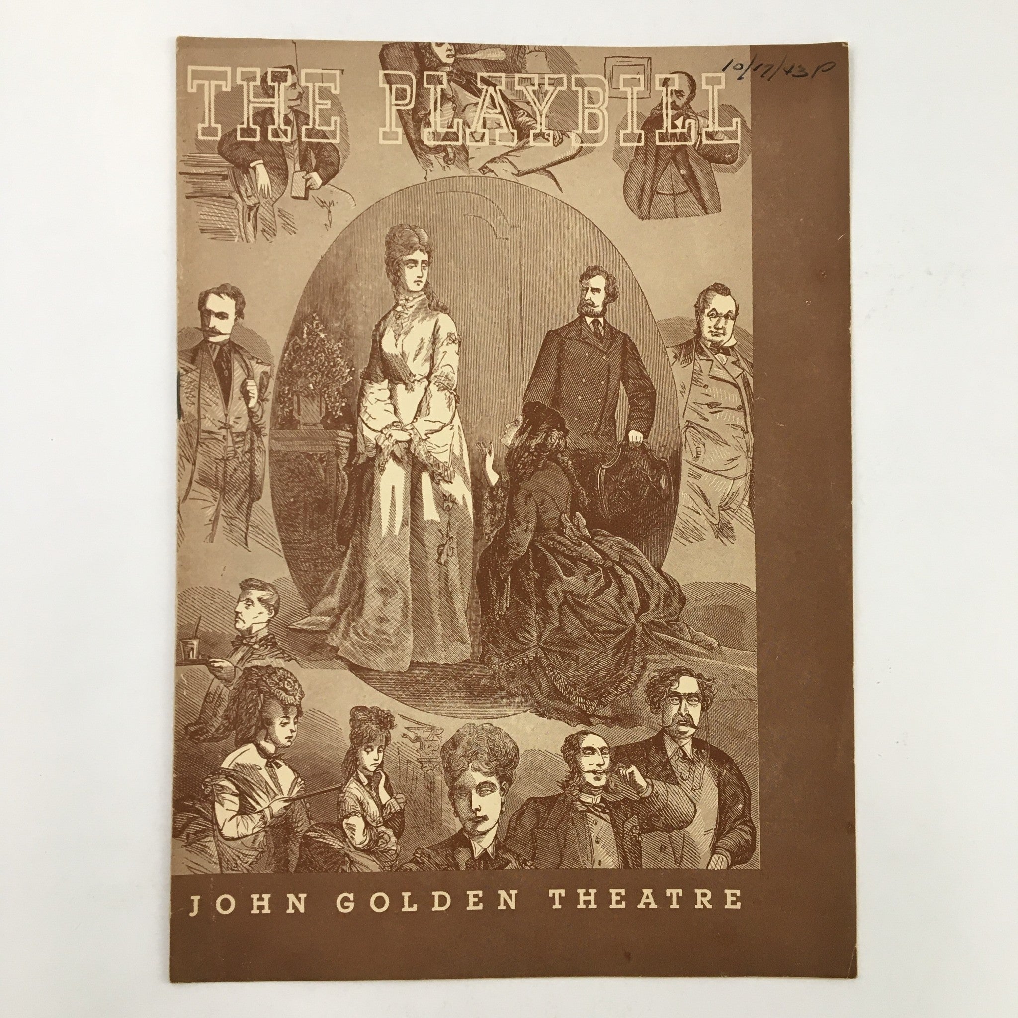 1943 Playbill John Golden Theatre Shepard Traube Present Angel Street