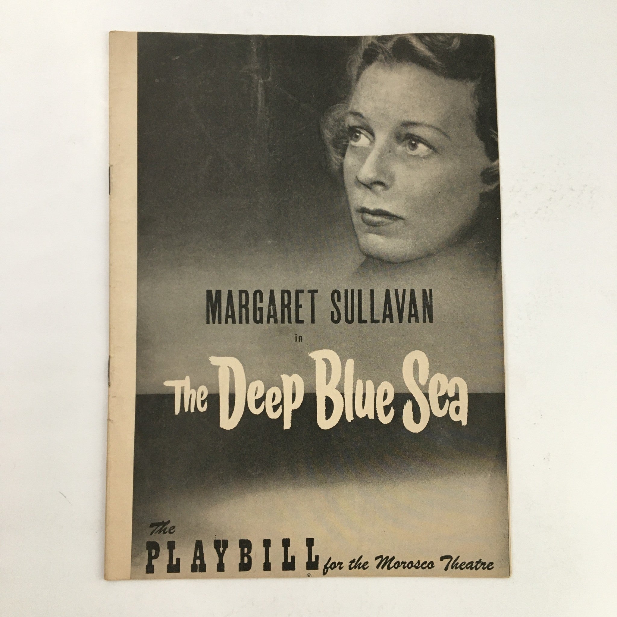 1953 Playbill Morosco Theatre Present Margaret Sulavan in The Deep Blue Sea