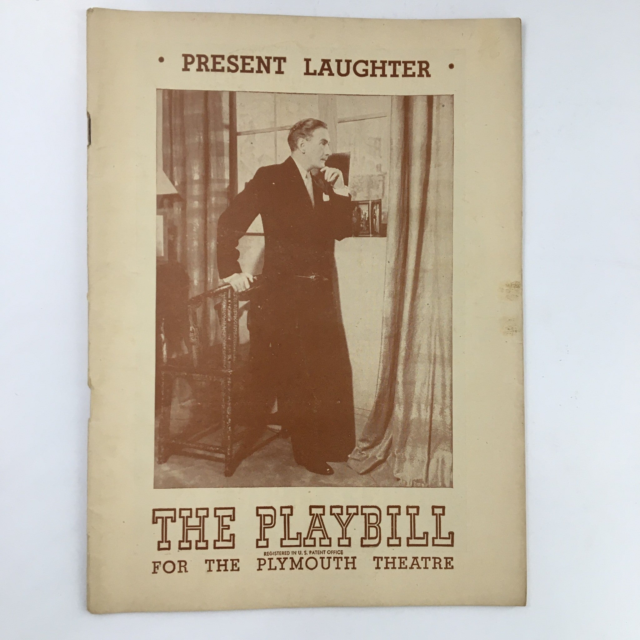 1946 Playbill The Plymouth Theatre Present Clifton Webb in Present Laughter