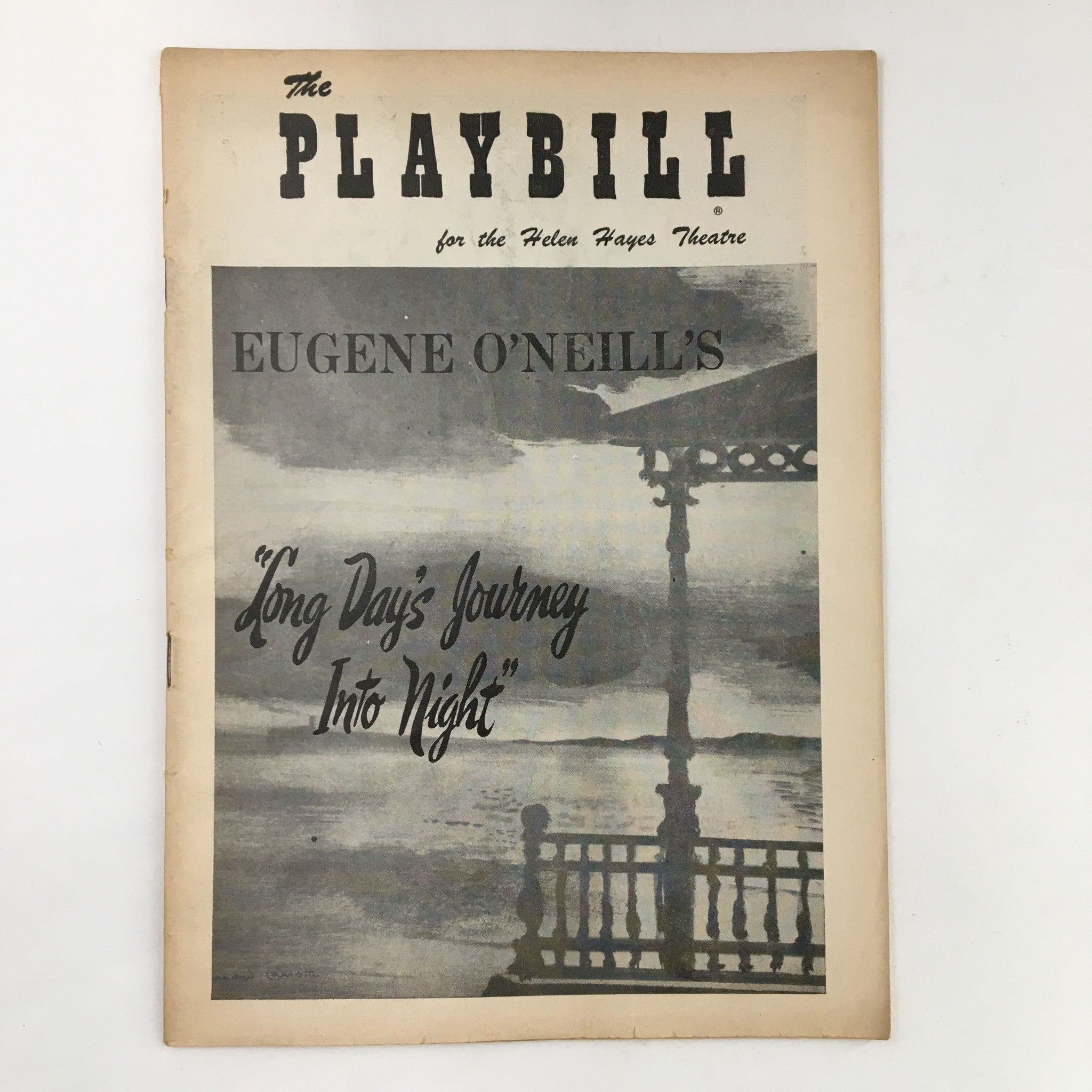 1957 Playbill Helen Hayes Theatre Present Long Day's Journey Into Night