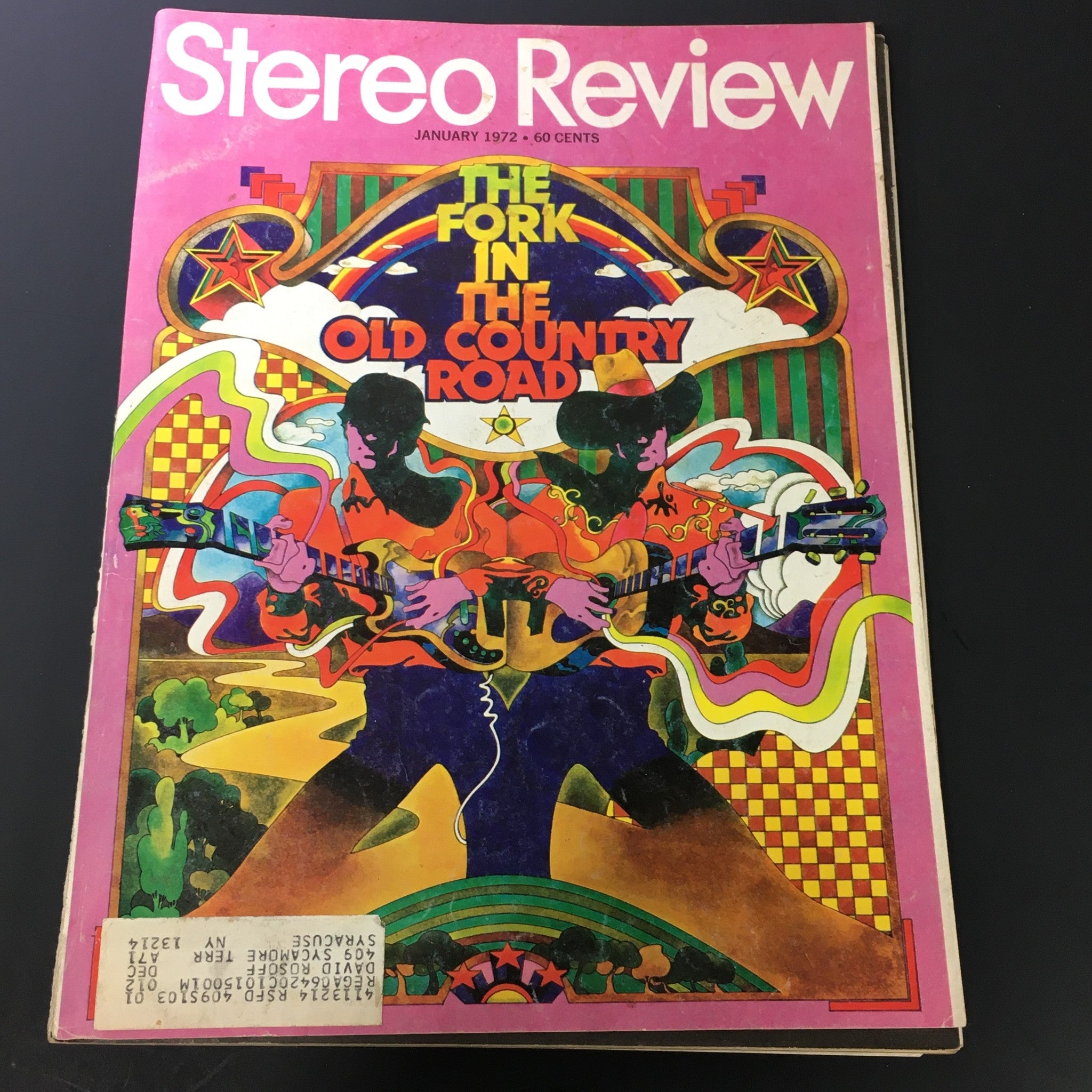 VTG Stereo Review Music Magazine January 1972 - The Fork in the Old Country Road