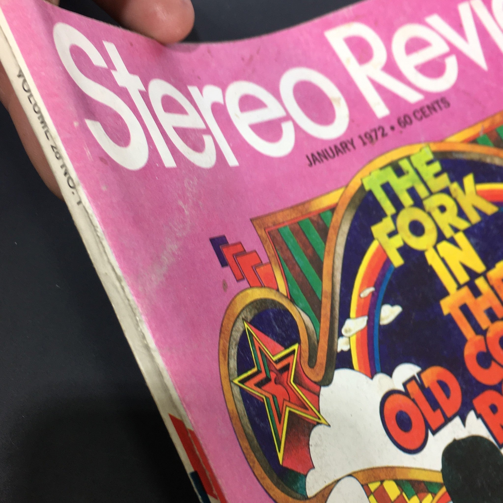 VTG Stereo Review Music Magazine January 1972 - The Fork in the Old Country Road