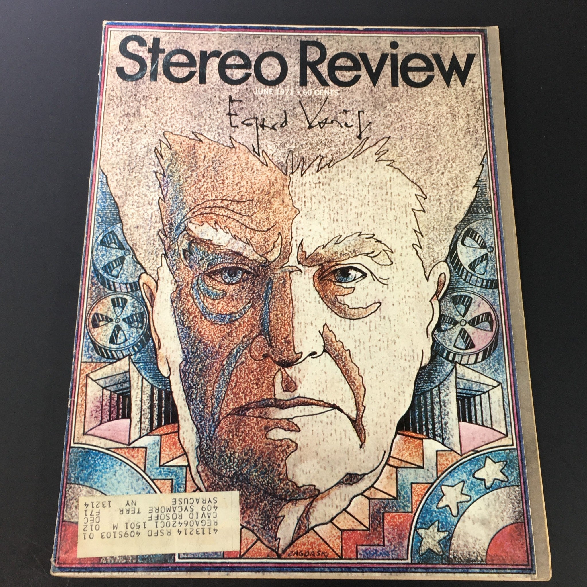 VTG Stereo Review Music Magazine June 1971 - Composer Edgard Varèse