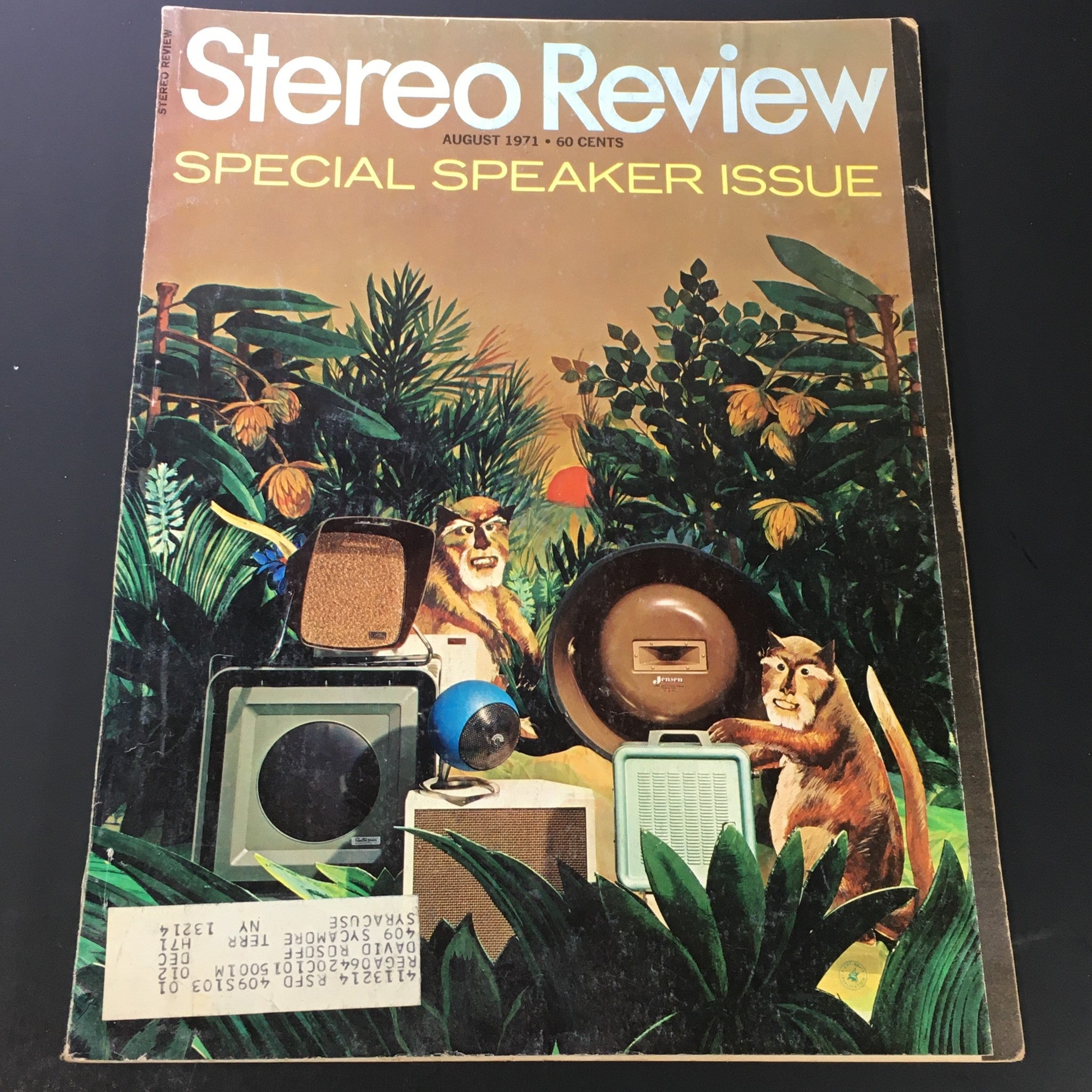 VTG Stereo Review Music Magazine August 1971 - Special Speaker Issue