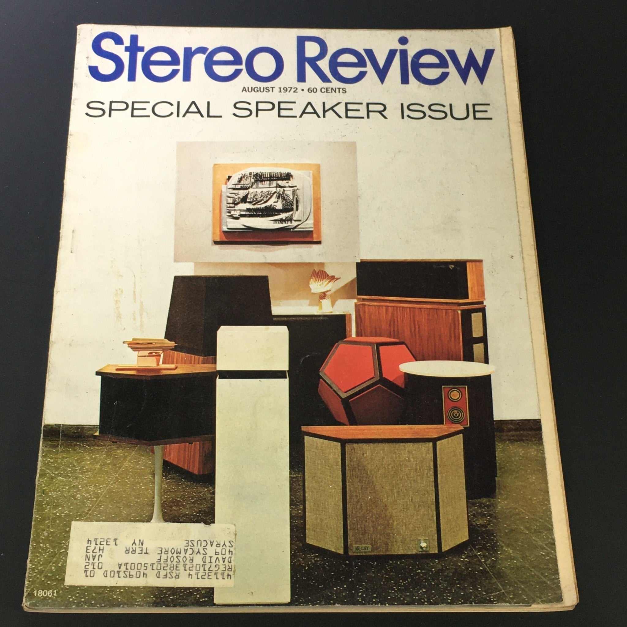 VTG Stereo Review Music Magazine August 1972 - Special Speaker Issue