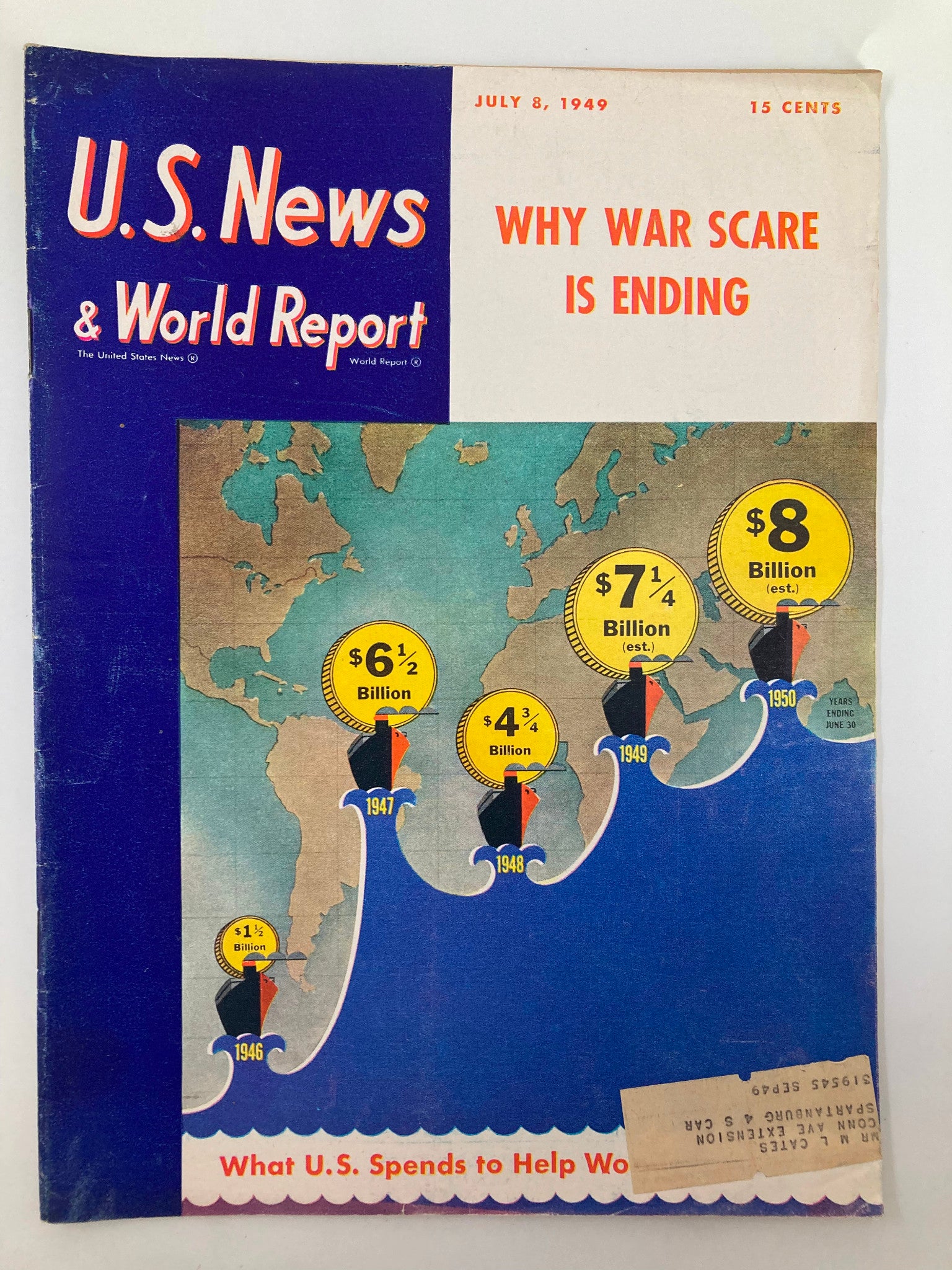 US News & World Report Magazine July 8 1949 Why War Scare is Ending