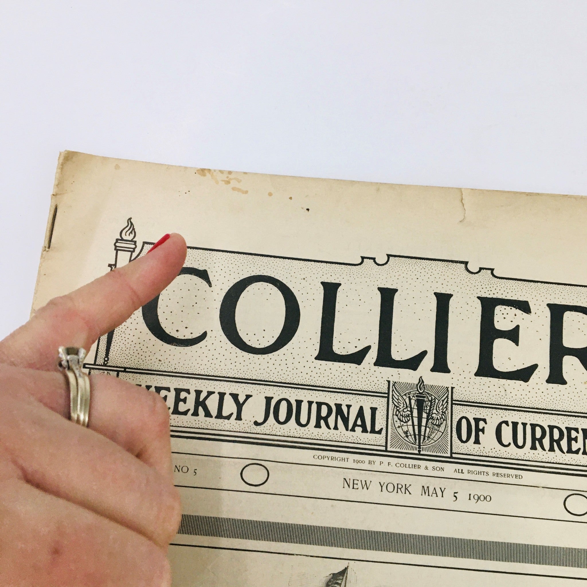 Collier's Weekly Journal May 5 1900 Off For The World's Fair, No Label