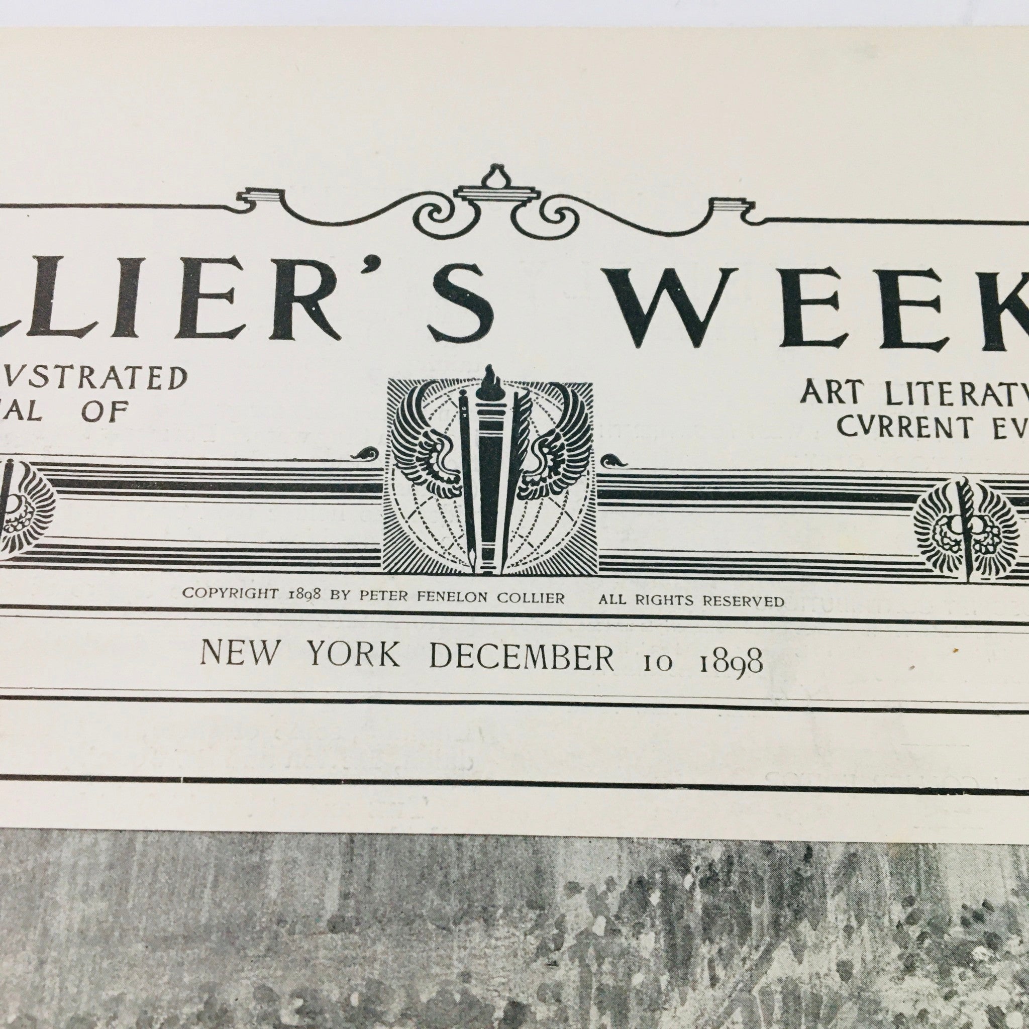 Collier's Weekly December 10 1898 Vol 22 #10 Opening of the House, No Label