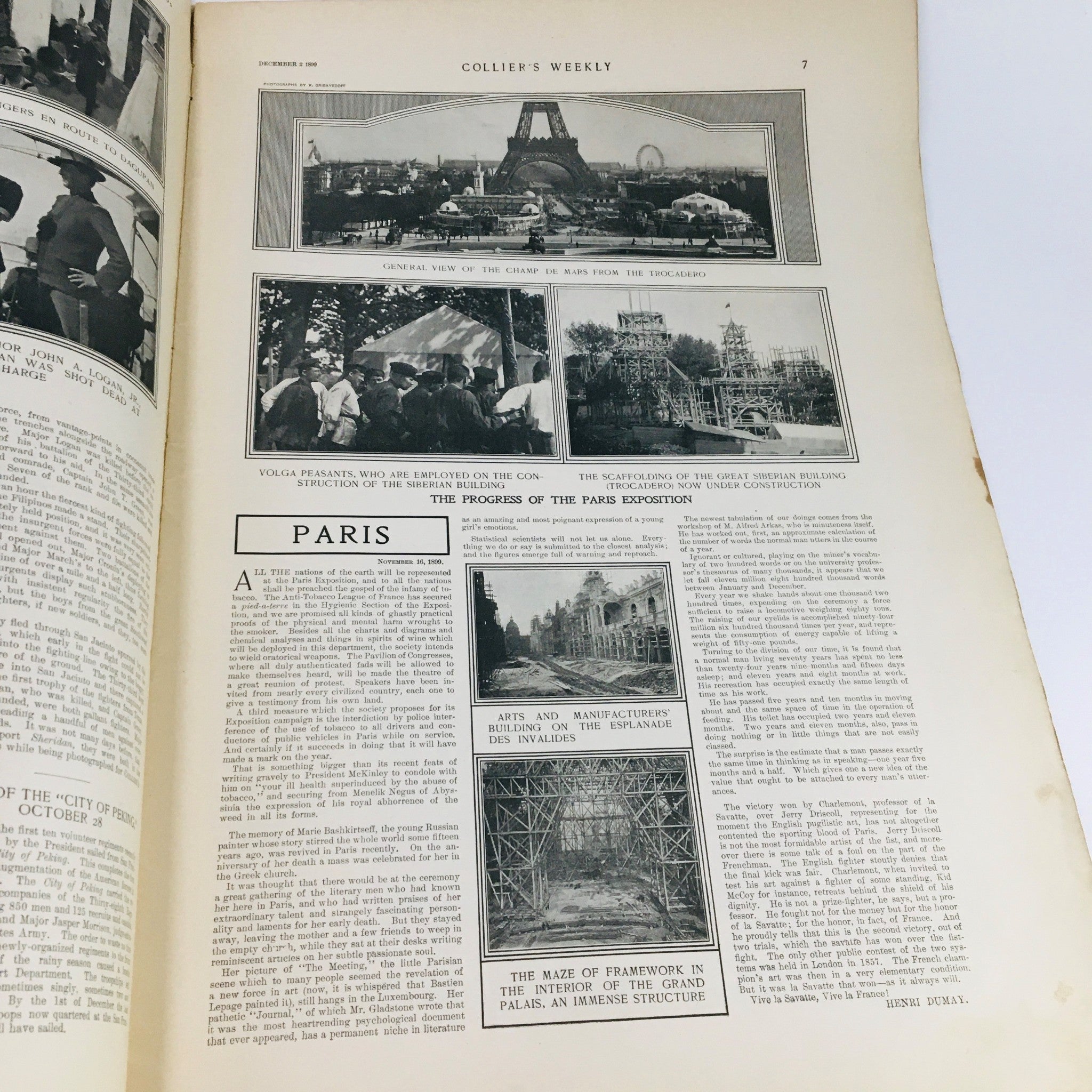 Collier's Weekly December 2 1899 Vol 24 #9 The "Charleston" Wreck, No Label