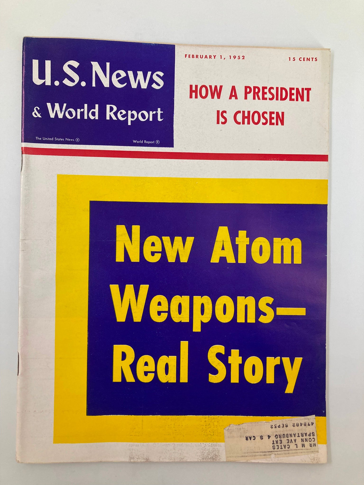 US News & World Report Magazine February 1 1952 New Atom Weapons - Real Story