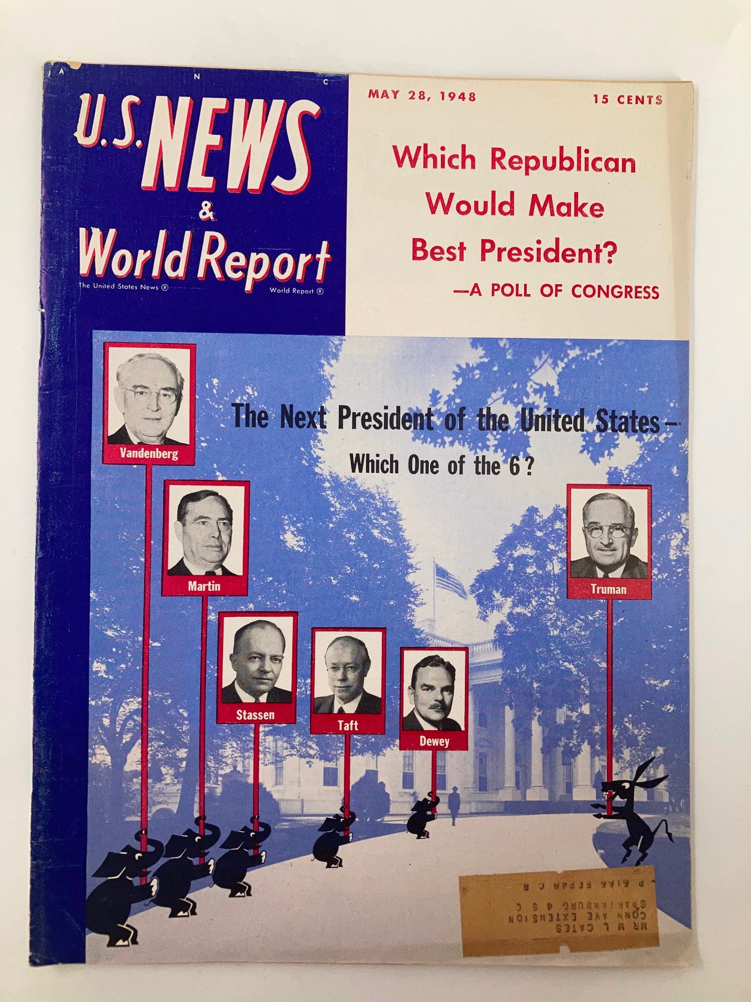 US News & World Report Magazine May 28 1948 The Next President of United States