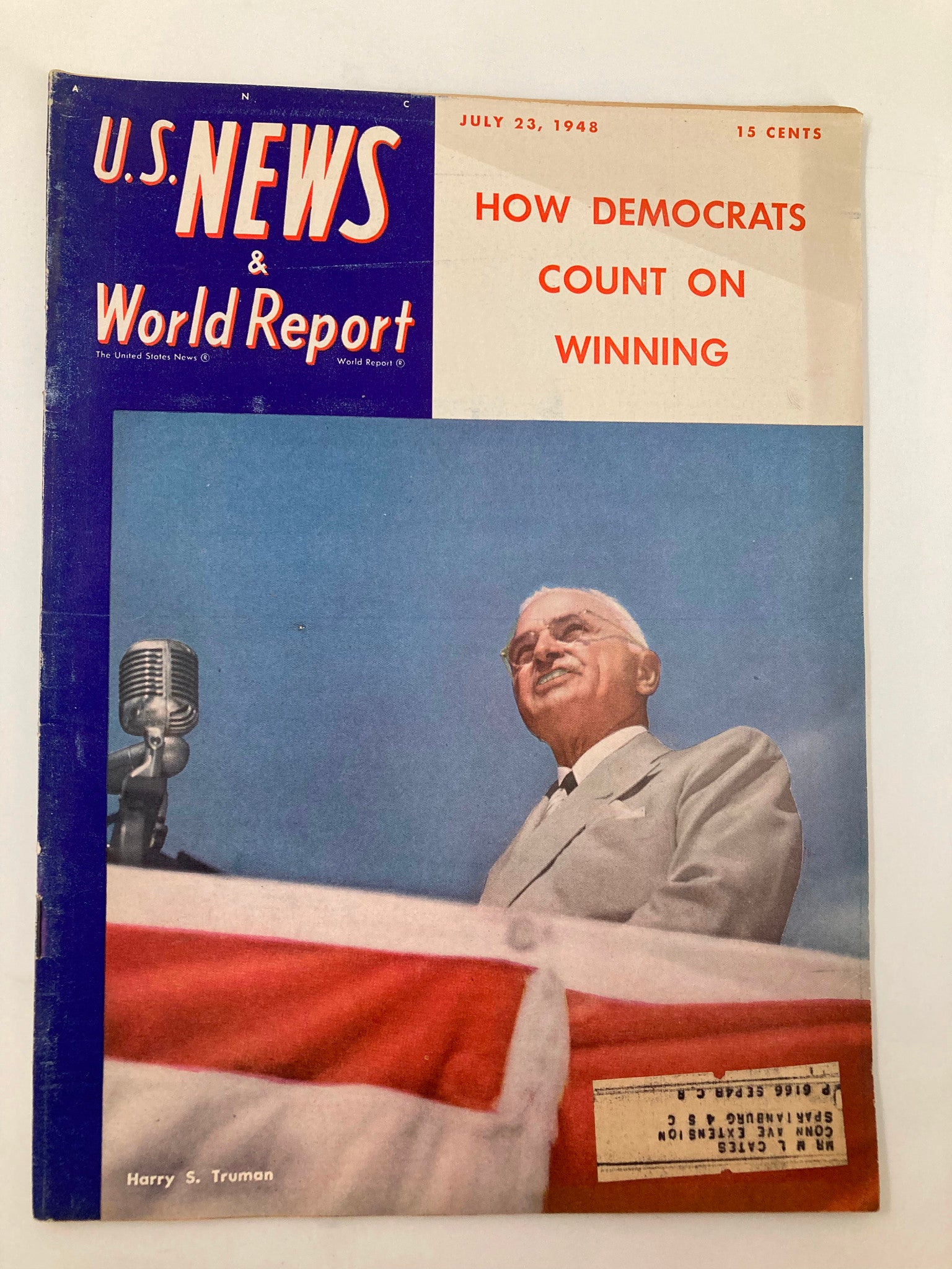 US News & World Report Magazine July 23 1948 Democrats Harry S. Truman