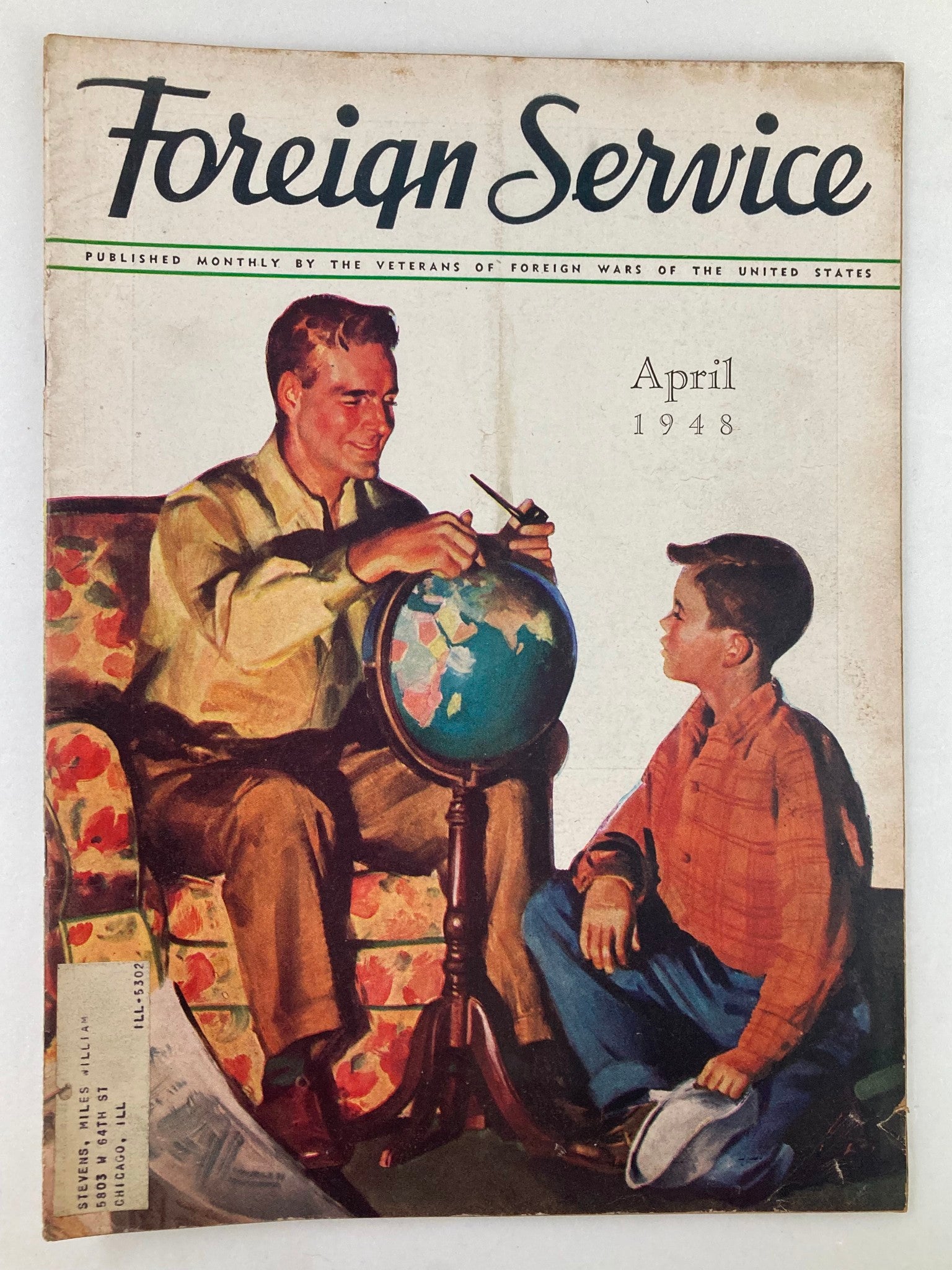 VTG Foreign Service Magazine April 1948 Vol 35 #8 Tall Tale The Ex-Gob Papa