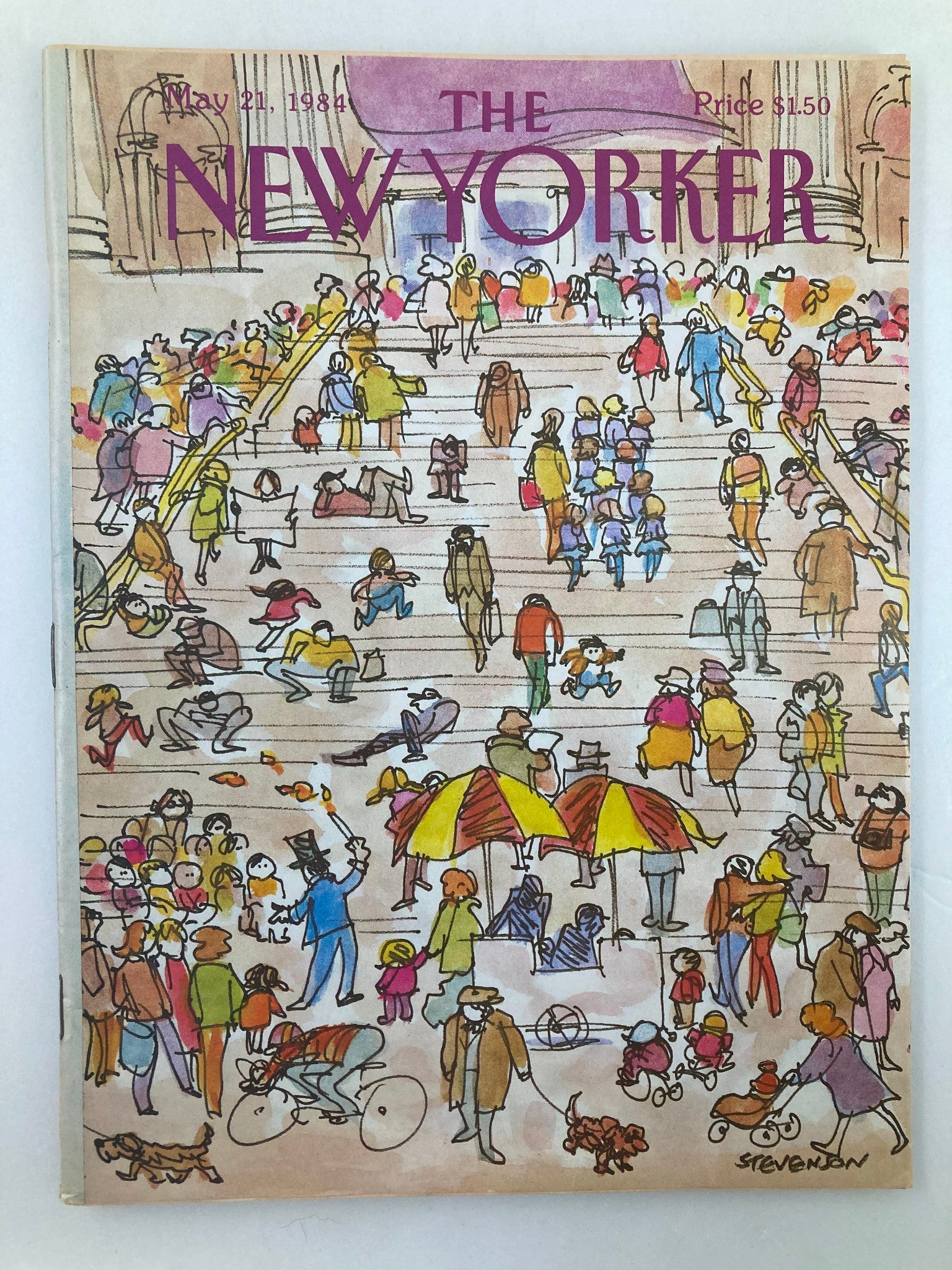 The New Yorker Full Magazine May 21 1984 Picnic by James Stevenson No Label