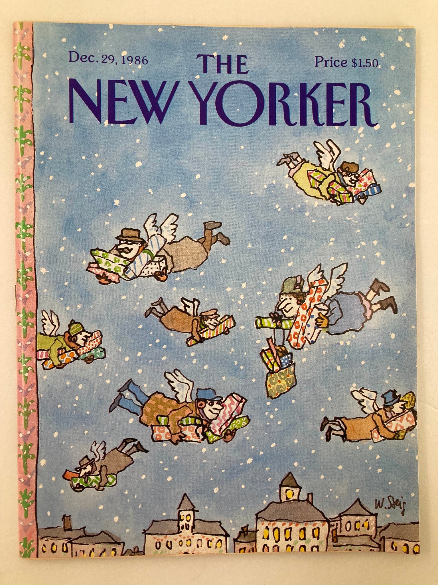 The New Yorker Full Magazine December 29 1986 Wings by William Steig No Label