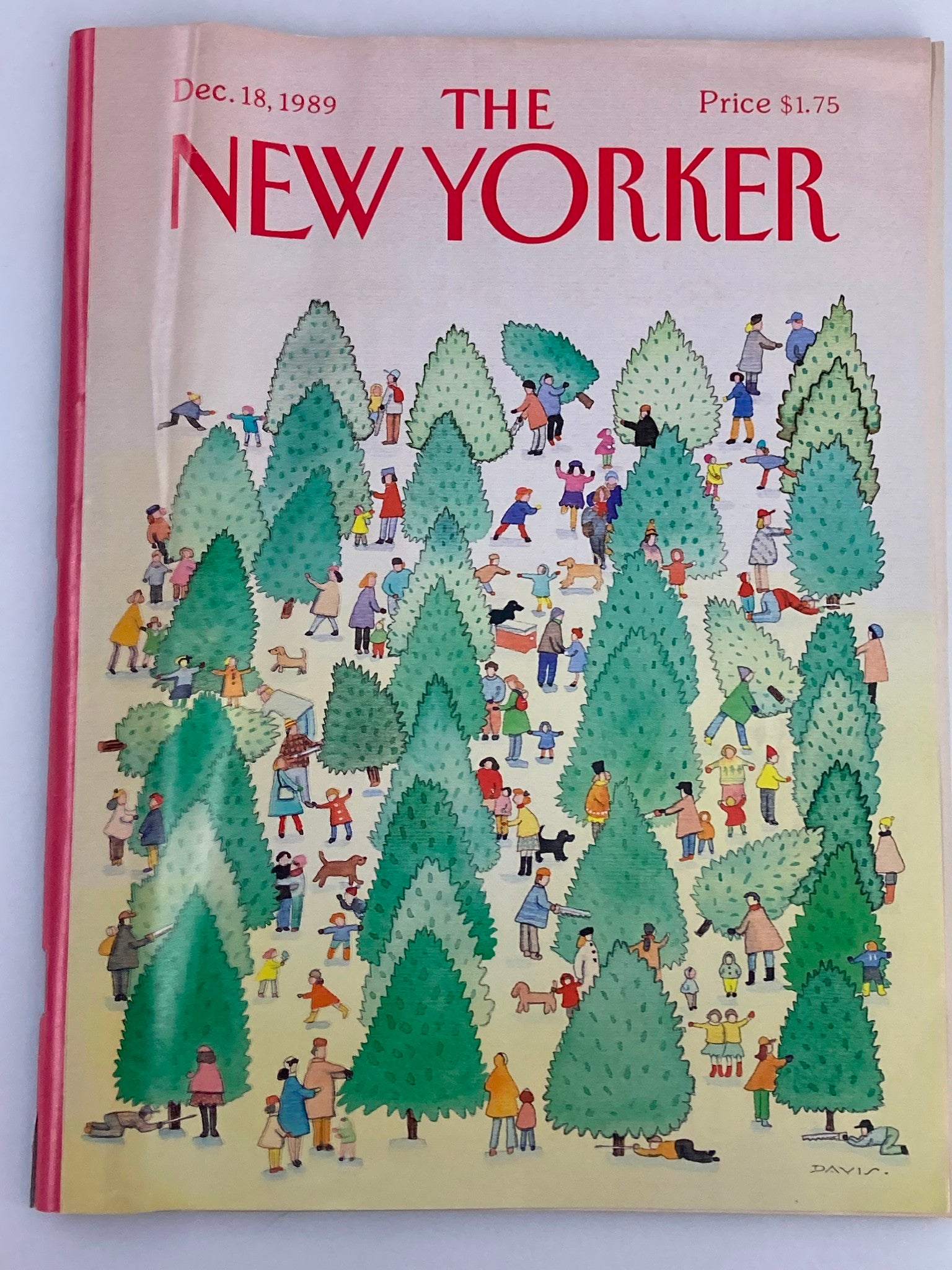 The New Yorker Full Magazine December 18 1989 Tree Hunting by S. Davis No Label