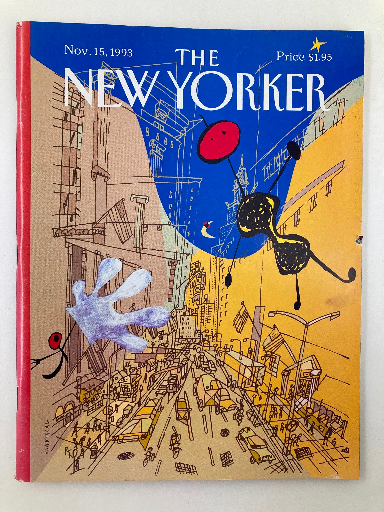 The New Yorker Full Magazine November 15 1993 Miro in the City by Mariscal