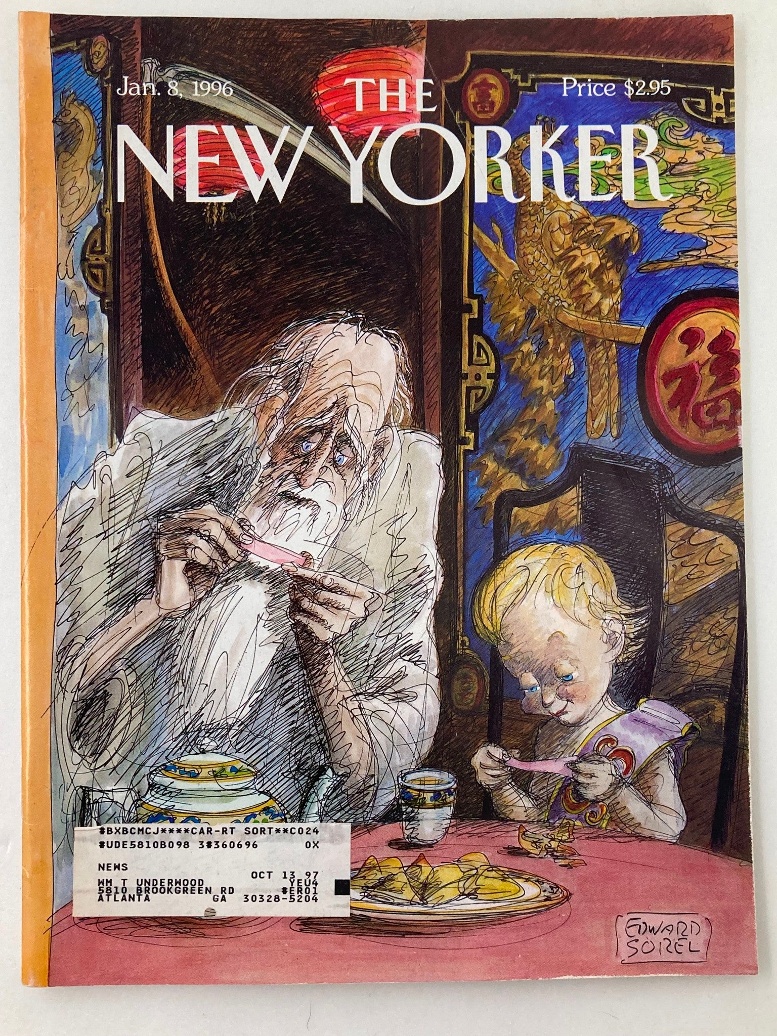 The New Yorker Full Magazine January 8 1996 Changing Fortunes by Edward Sorel