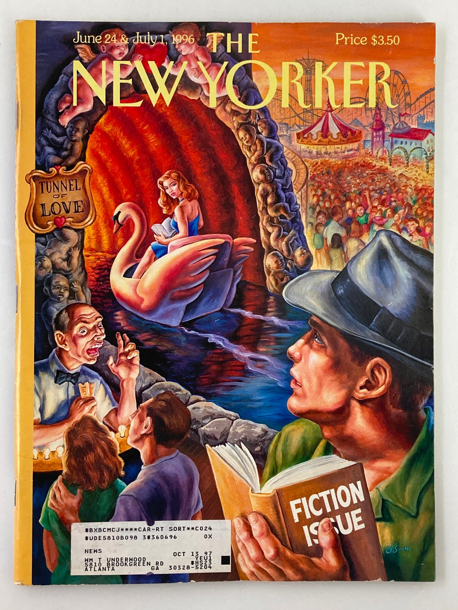 The New Yorker Full Magazine June 24 1996 Tunnel of Love by Owen Smith