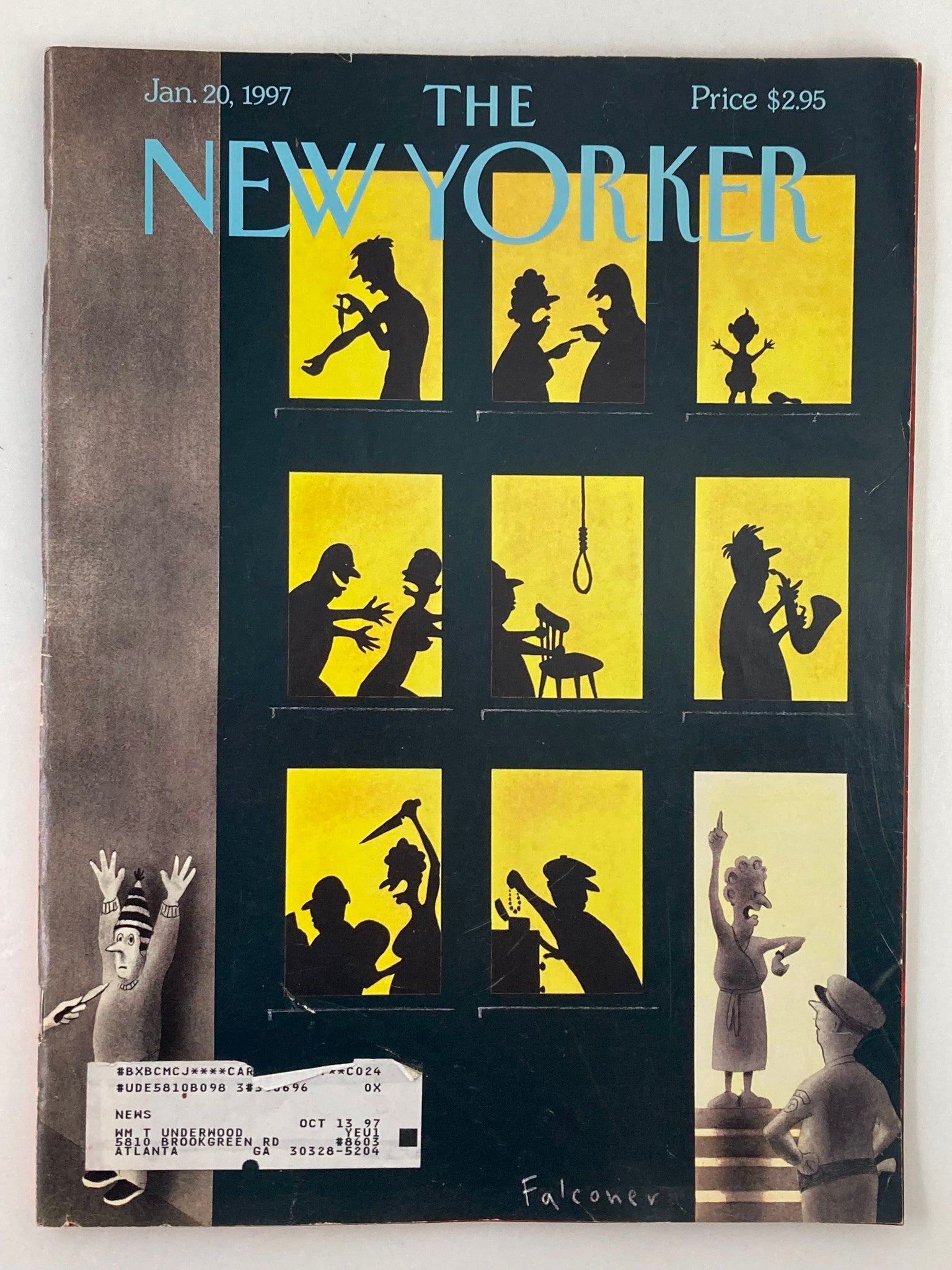 The New Yorker Full Magazine January 20 1997 Disturbing the Peace Ian Falconer