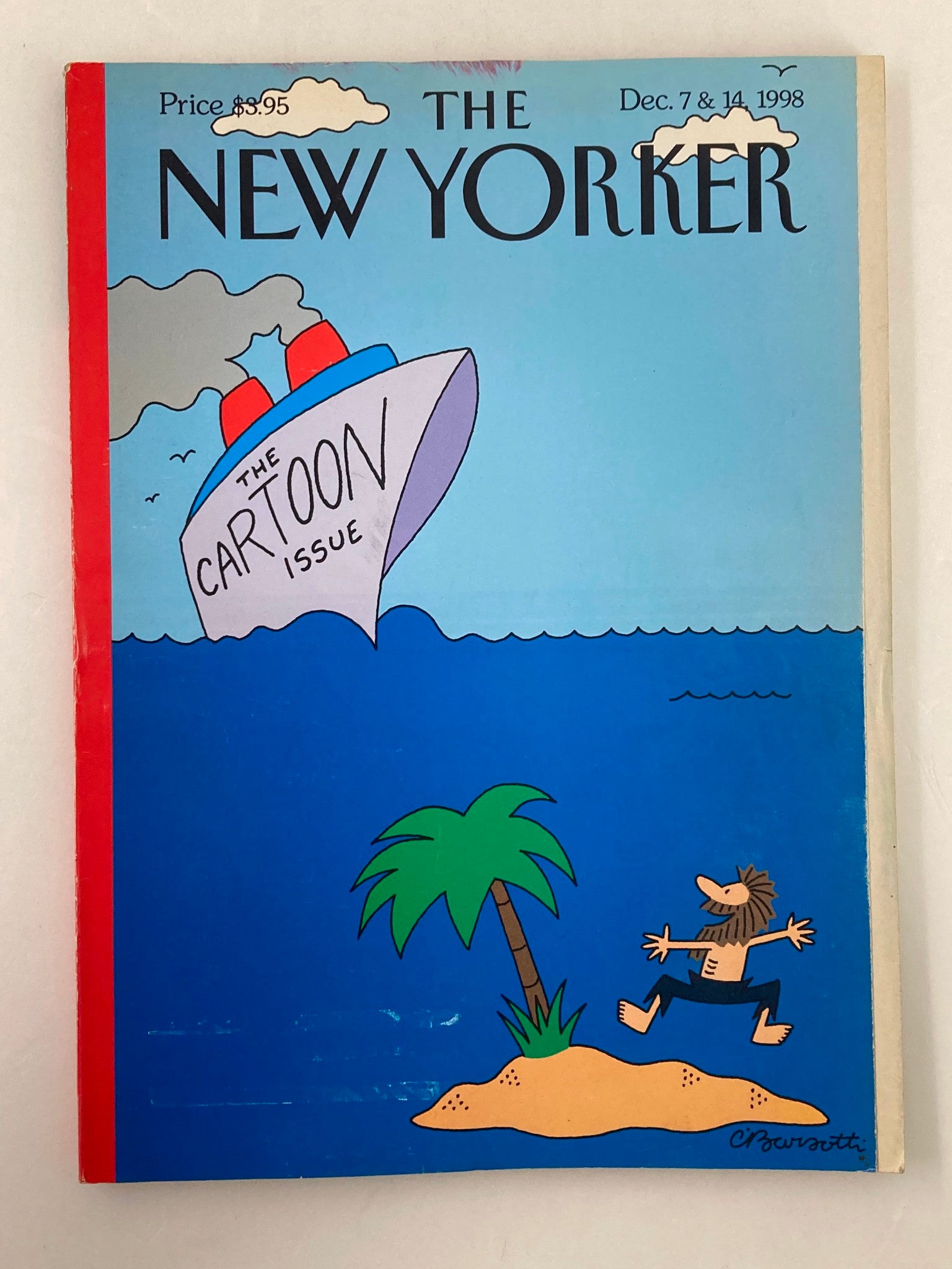 The New Yorker Full Magazine December 7 1998 Ship of Quips by Charles Barsotti