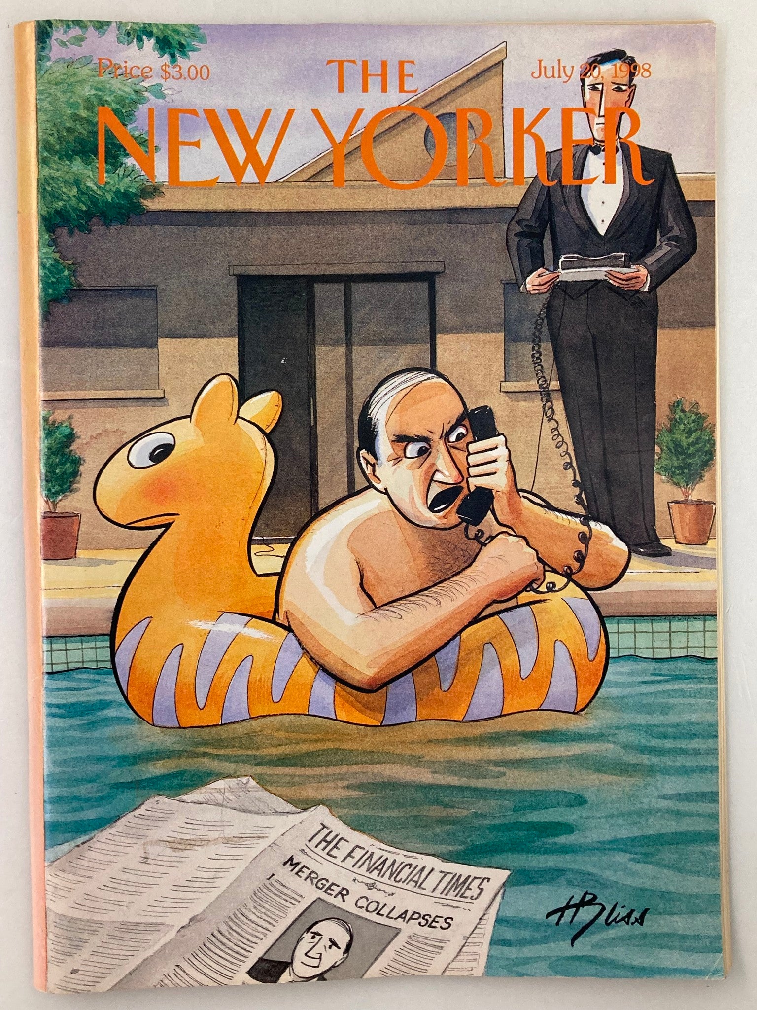 The New Yorker Full Magazine July 20 1998 Trouble Afloat by Harry Bliss