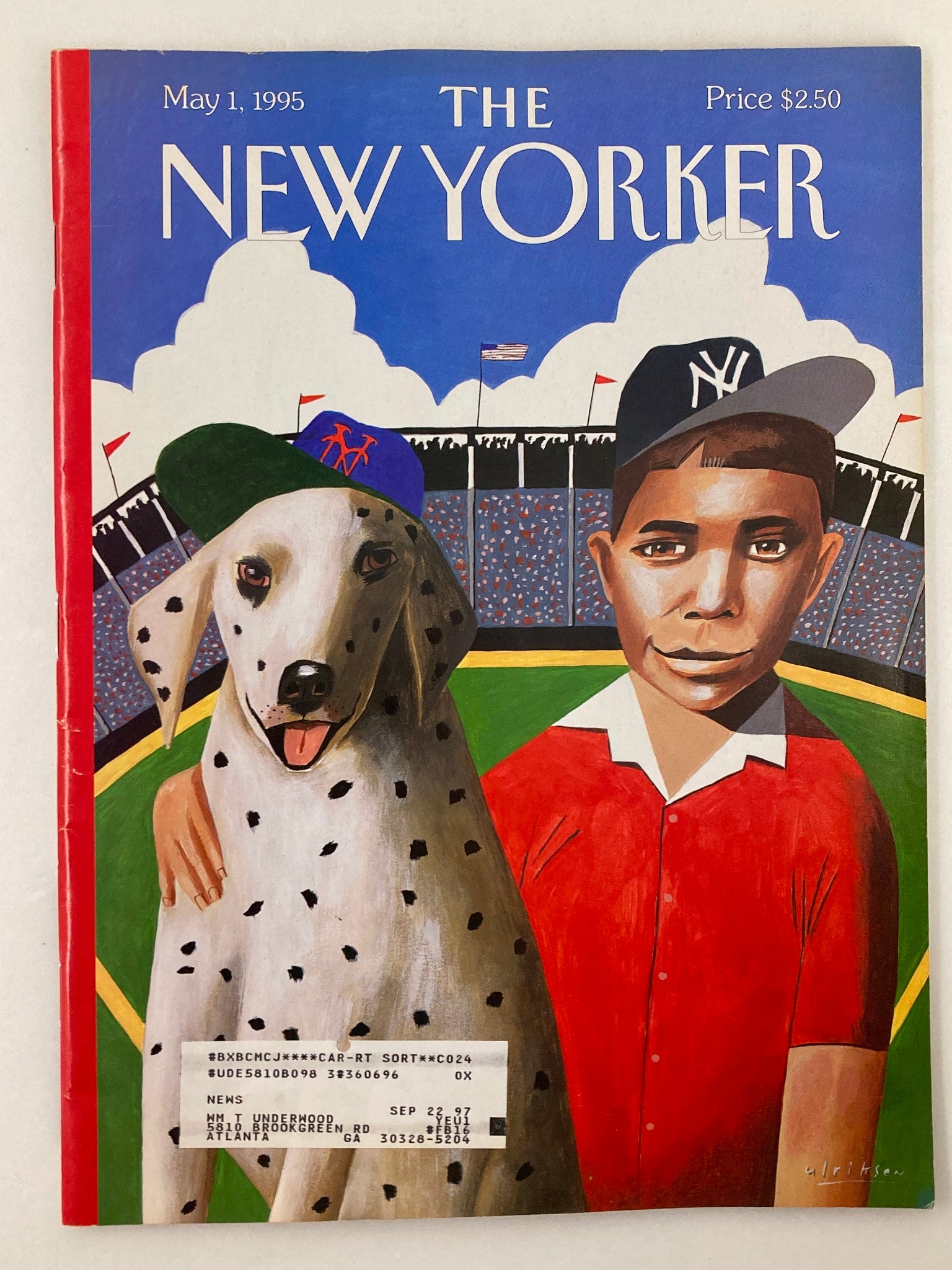 The New Yorker Full Magazine May 1 1995 Play Ball! by Mark Ulriksen VG