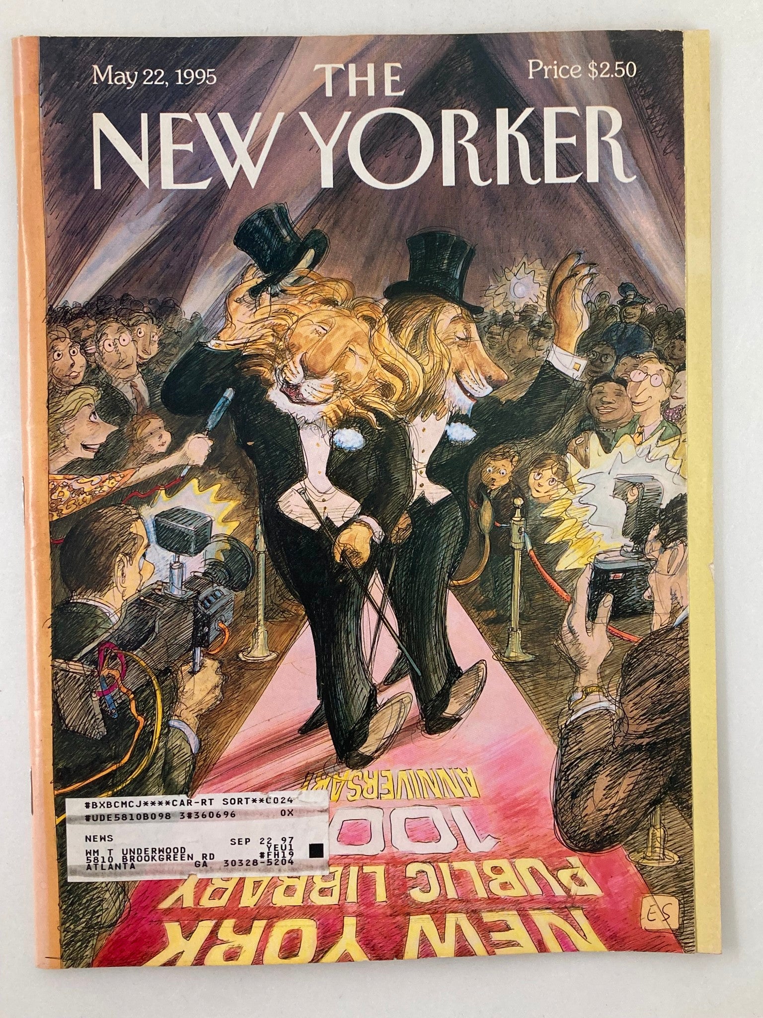 The New Yorker Full Magazine May 22 1995 The Roar of the Crowd Edward Sorel VG