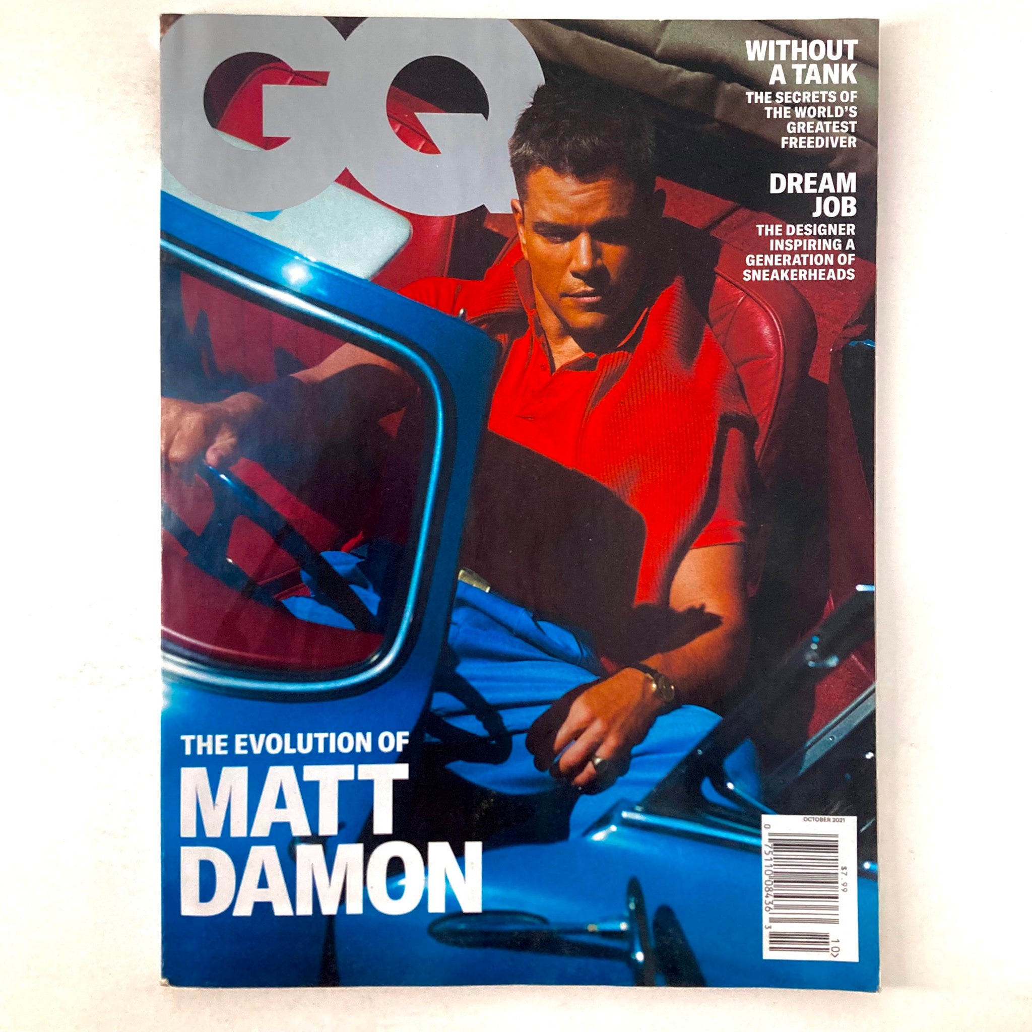 GQ Magazine October 2021 The Evolution of Matt Damon VG No Label