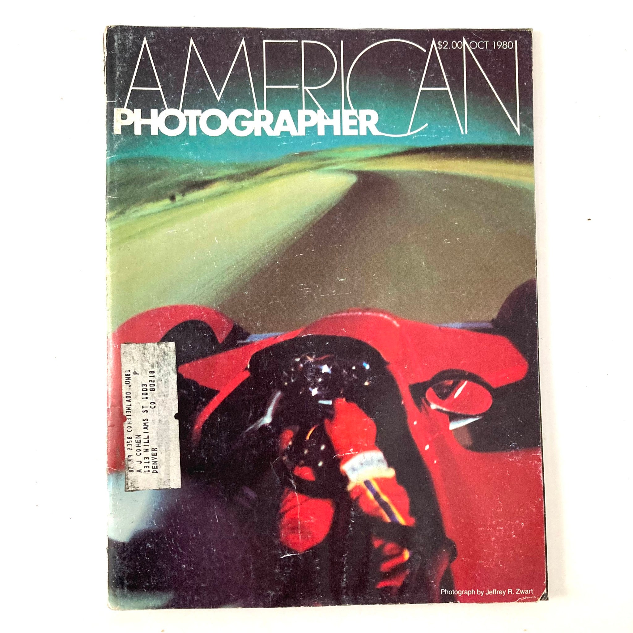 American Photographer Magazine October 1980 Tom Spalding's Can-Am Race Car