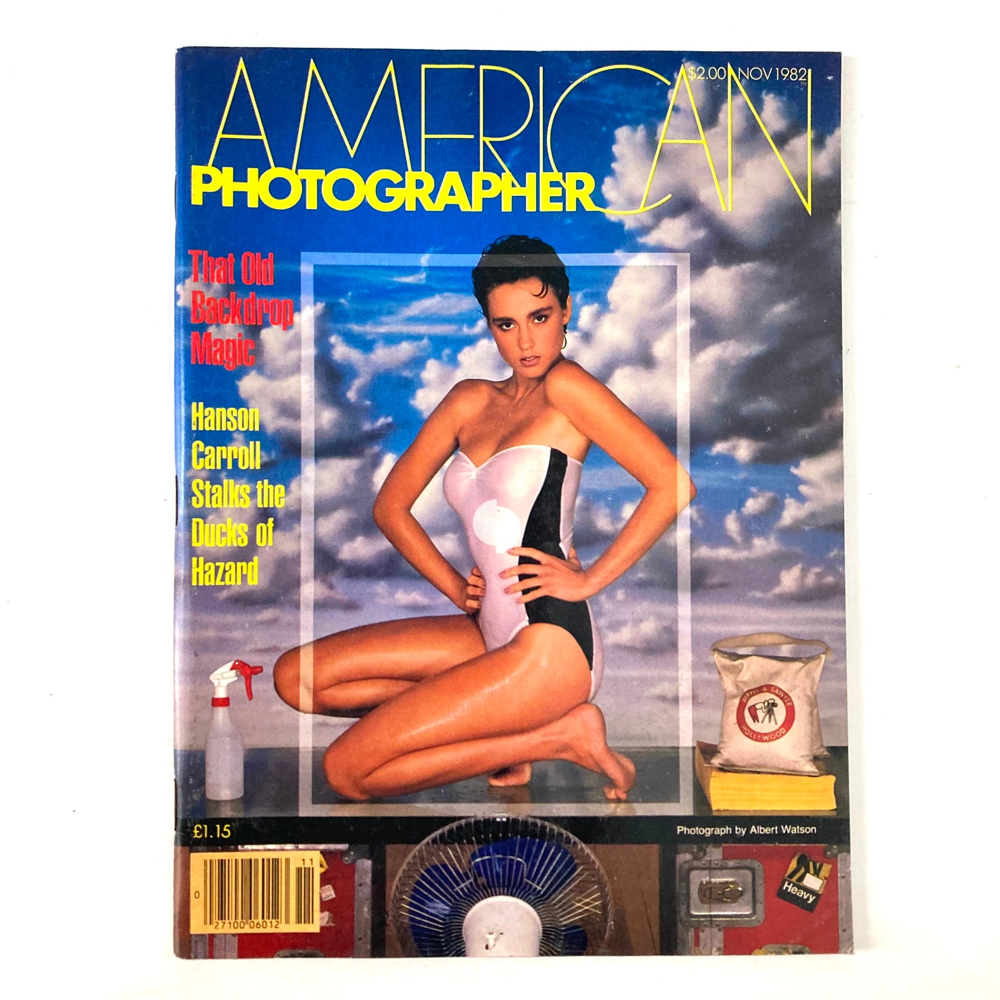 American Photographer Magazine November 1982 Model Julie Wolfe Cover No Label